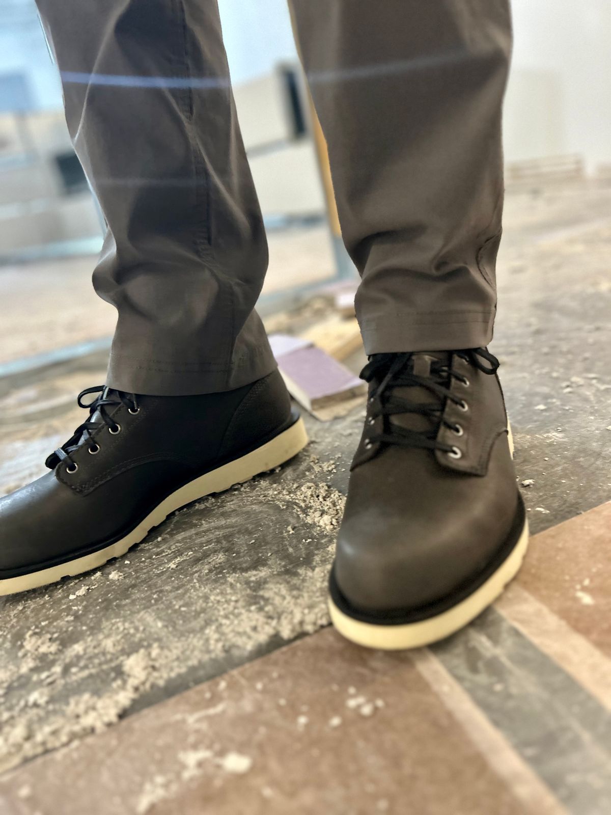 Photo by Vic on April 25, 2026 of the Danner Douglas Charcoal GTX in Black Full Grain.