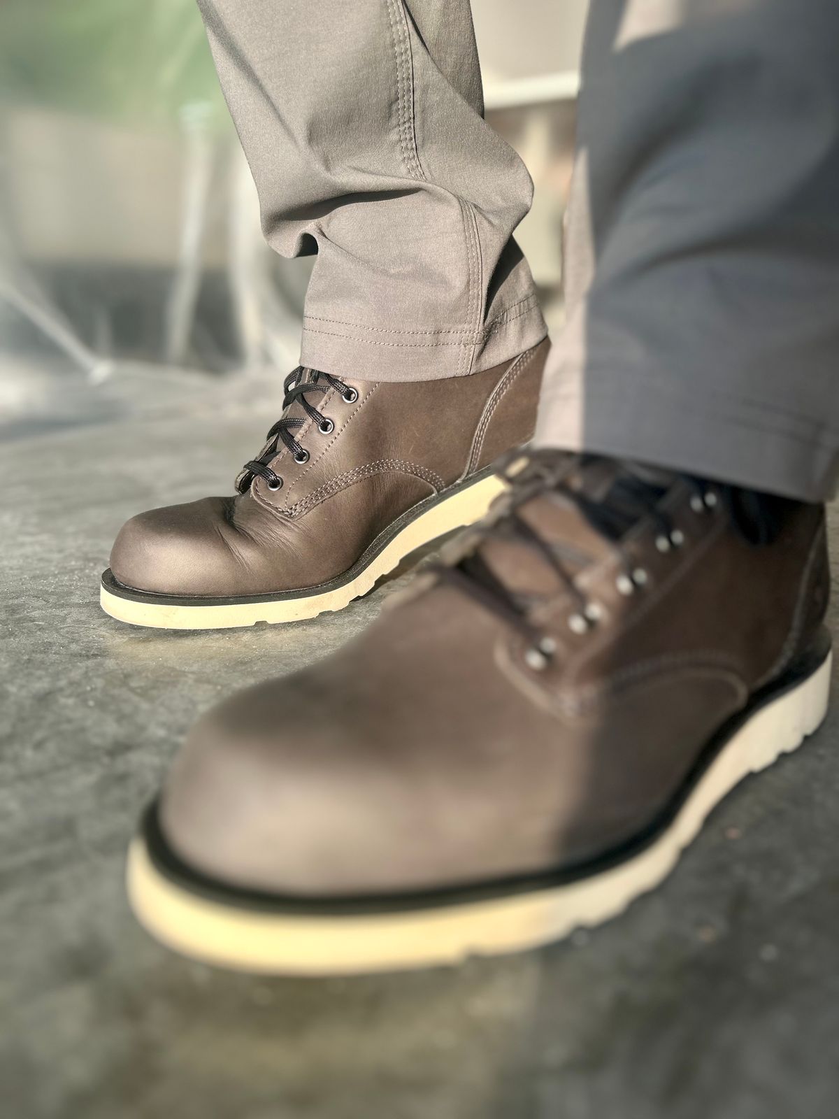 Photo by Vic on April 25, 2026 of the Danner Douglas Charcoal GTX in Black Full Grain.