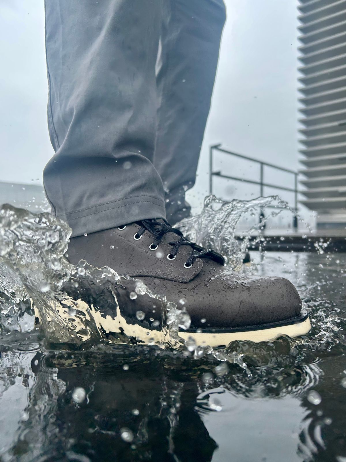 Photo by Vic on April 25, 2026 of the Danner Douglas Charcoal GTX in Black Full Grain.