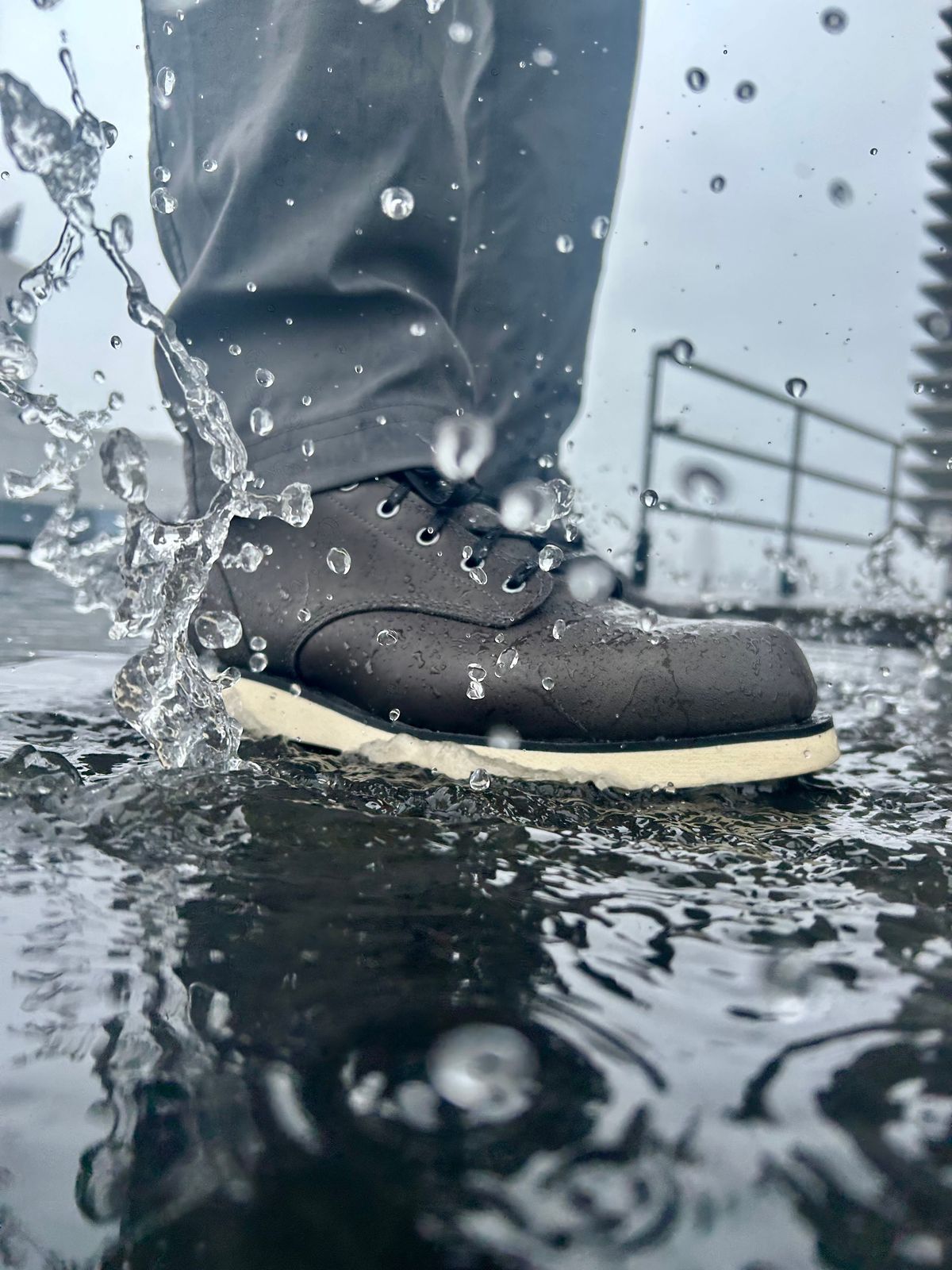 Photo by Vic on April 25, 2026 of the Danner Douglas Charcoal GTX in Black Full Grain.