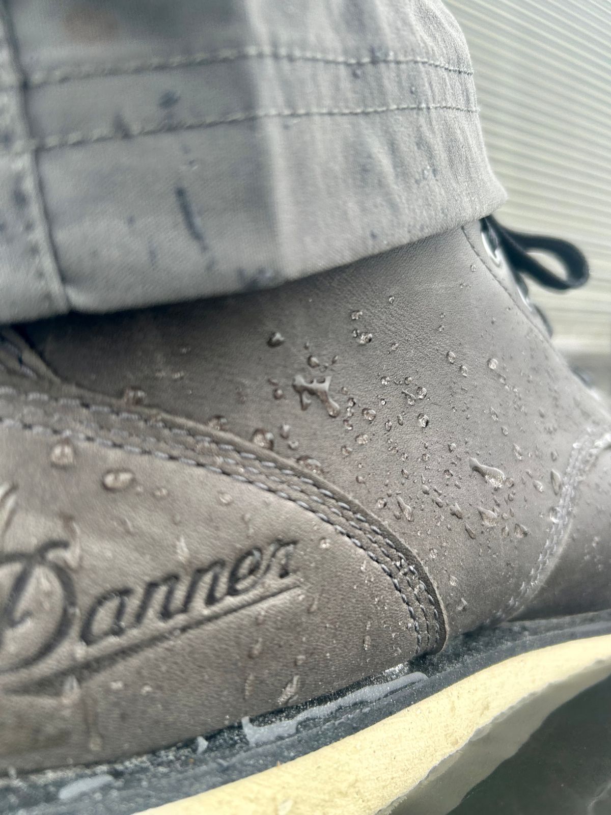 Photo by Vic on April 25, 2026 of the Danner Douglas Charcoal GTX in Black Full Grain.