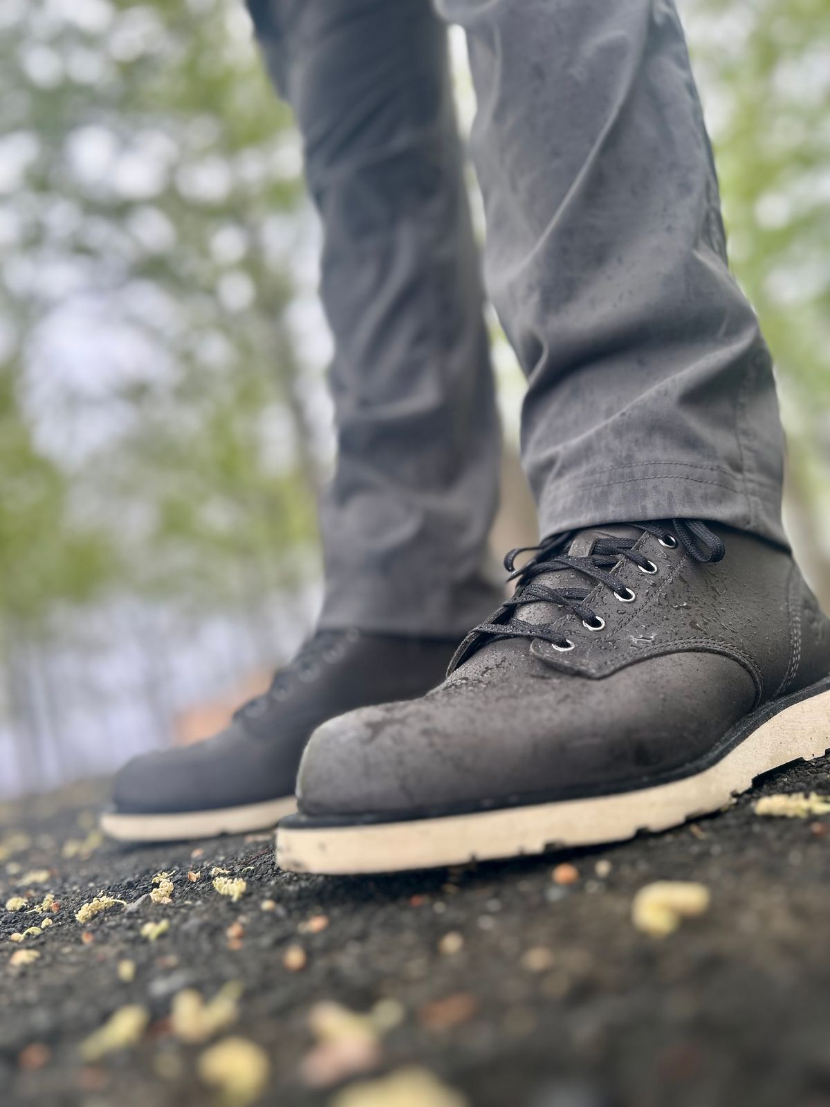 Photo by Vic on April 25, 2026 of the Danner Douglas Charcoal GTX in Black Full Grain.