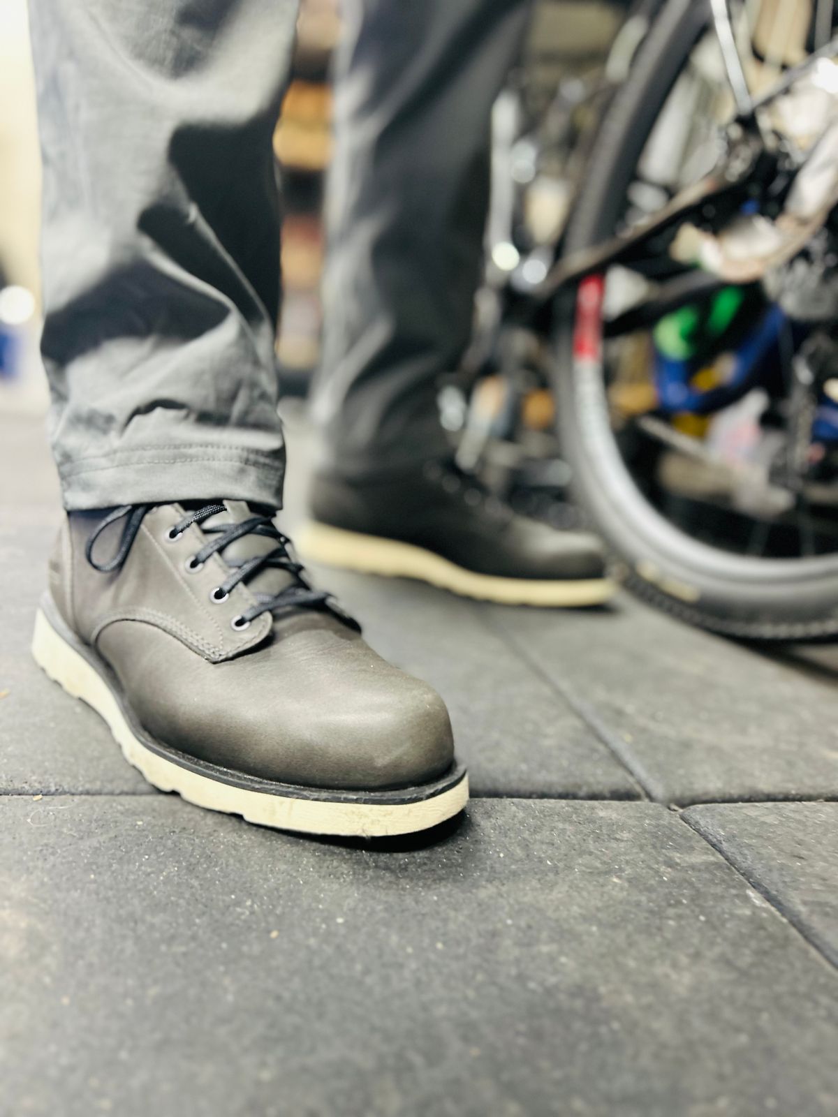 Photo by Vic on May 24, 2026 of the Danner Douglas Charcoal GTX in Black Full Grain.