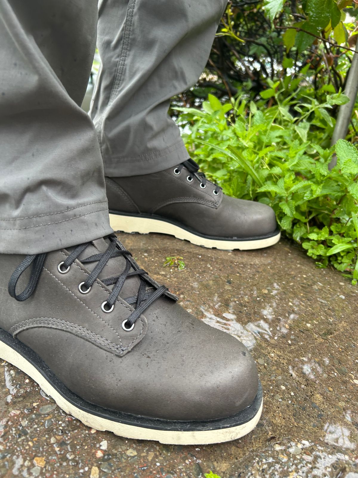 Photo by Vic on May 24, 2026 of the Danner Douglas Charcoal GTX in Black Full Grain.