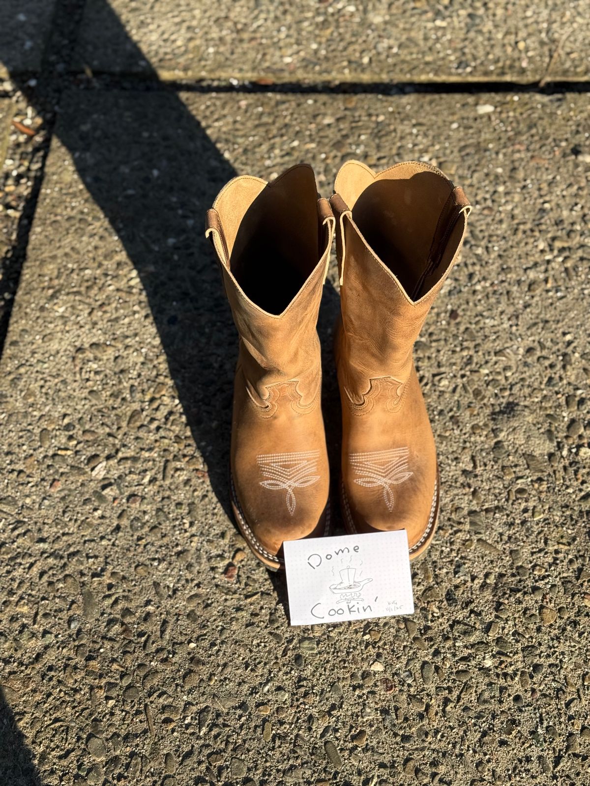 Photo by kvg on November 1, 2025 of the Nicks Palouse in Horoween Predator Natural.