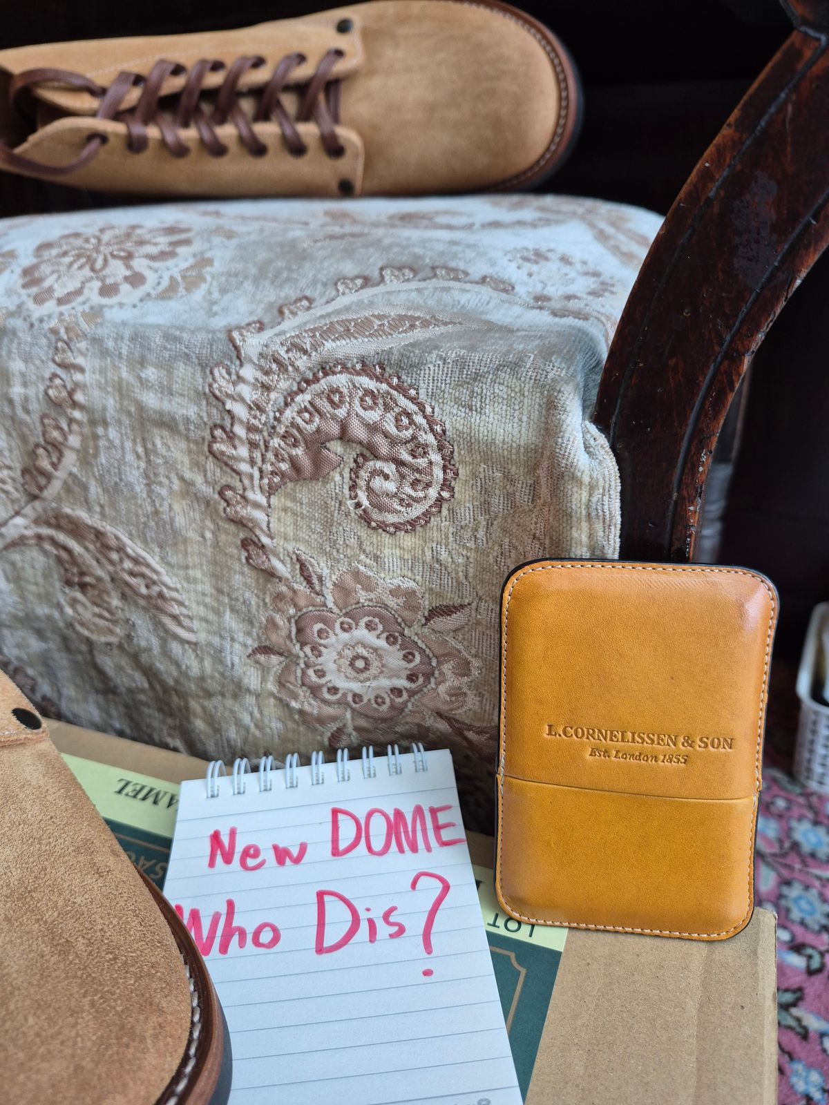 Photo by ice_rockster on October 2, 2025 of the L.Cornelissen & Son Leather Card Holders in Unknown Leather.