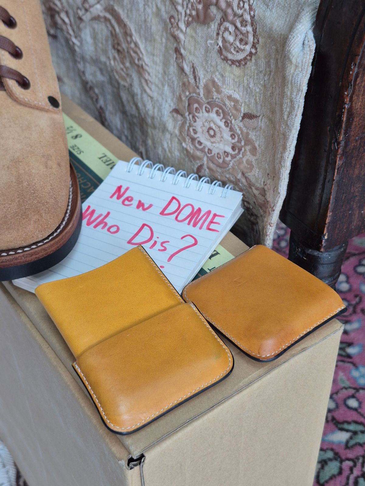 Photo by ice_rockster on October 2, 2025 of the L.Cornelissen & Son Leather Card Holders in Unknown Leather.