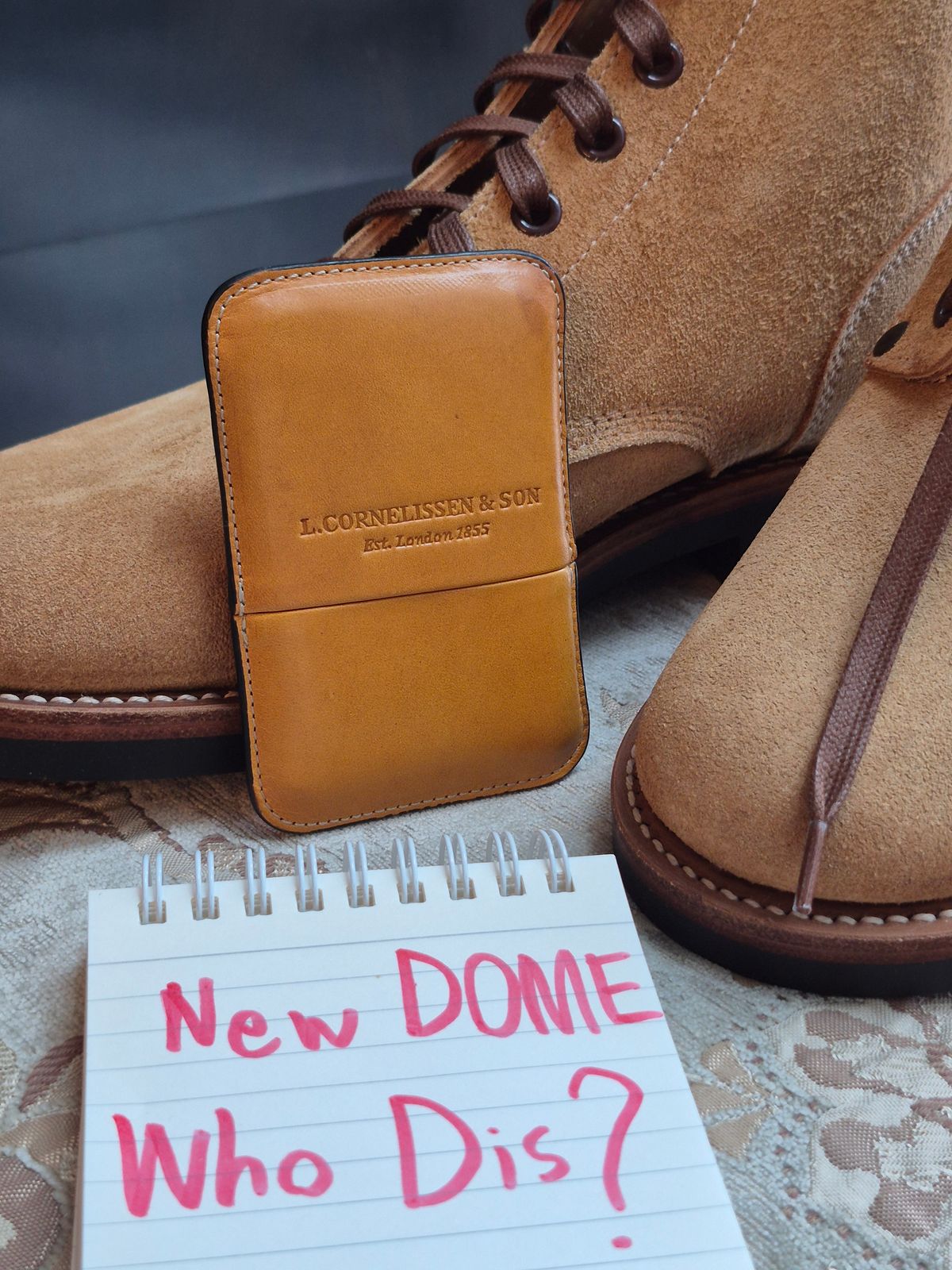 Photo by ice_rockster on October 2, 2025 of the L.Cornelissen & Son Leather Card Holders in Unknown Leather.