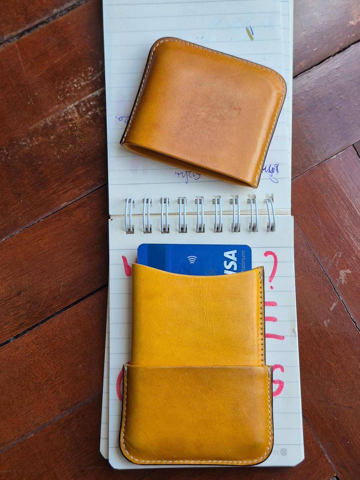 Photo by ice_rockster on November 3, 2025 of the L.Cornelissen & Son Leather Card Holders in Unknown Leather.