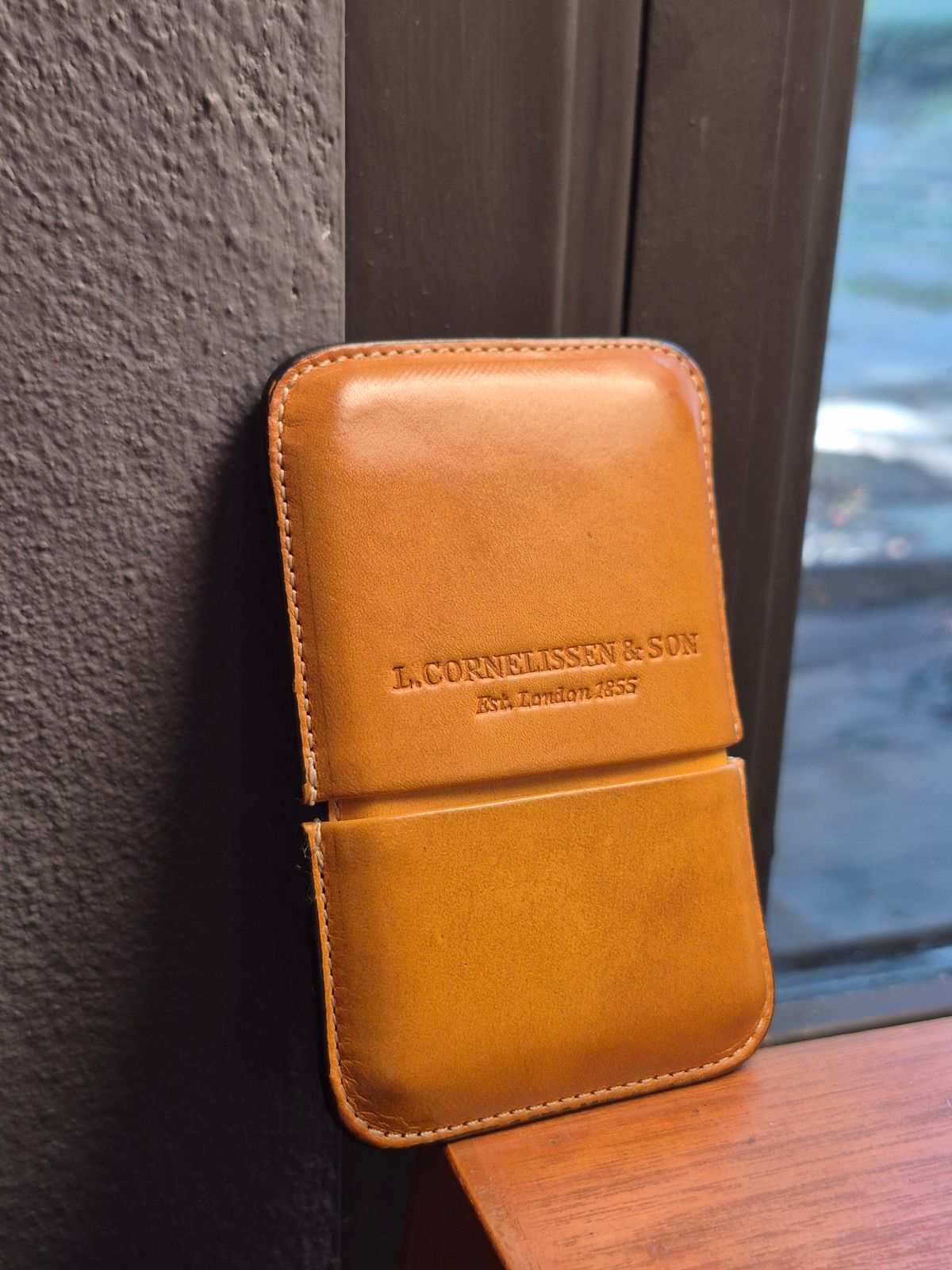 Photo by ice_rockster on January 3, 2026 of the L.Cornelissen & Son Leather Card Holders in Unknown Leather.