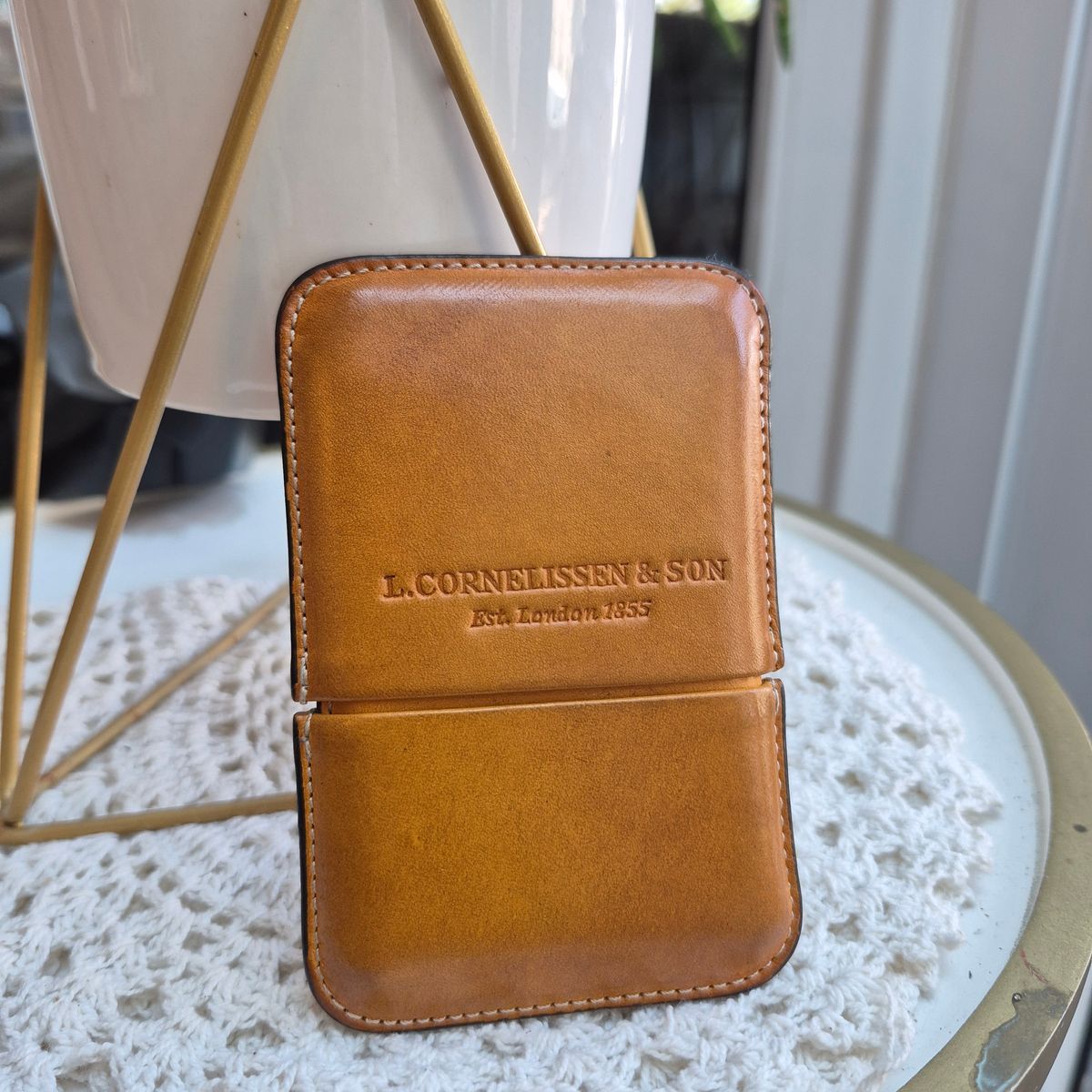 Photo by ice_rockster on February 1, 2026 of the L.Cornelissen & Son Leather Card Holders in Unknown Leather.