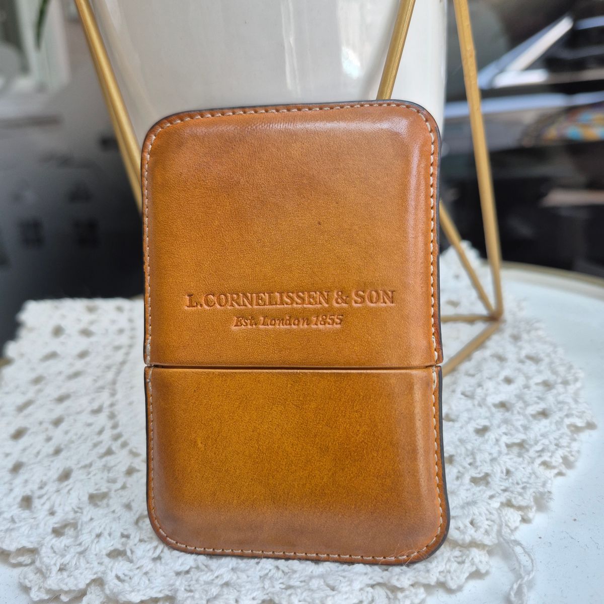 Photo by ice_rockster on April 5, 2026 of the L.Cornelissen & Son Leather Card Holders in Unknown Leather.