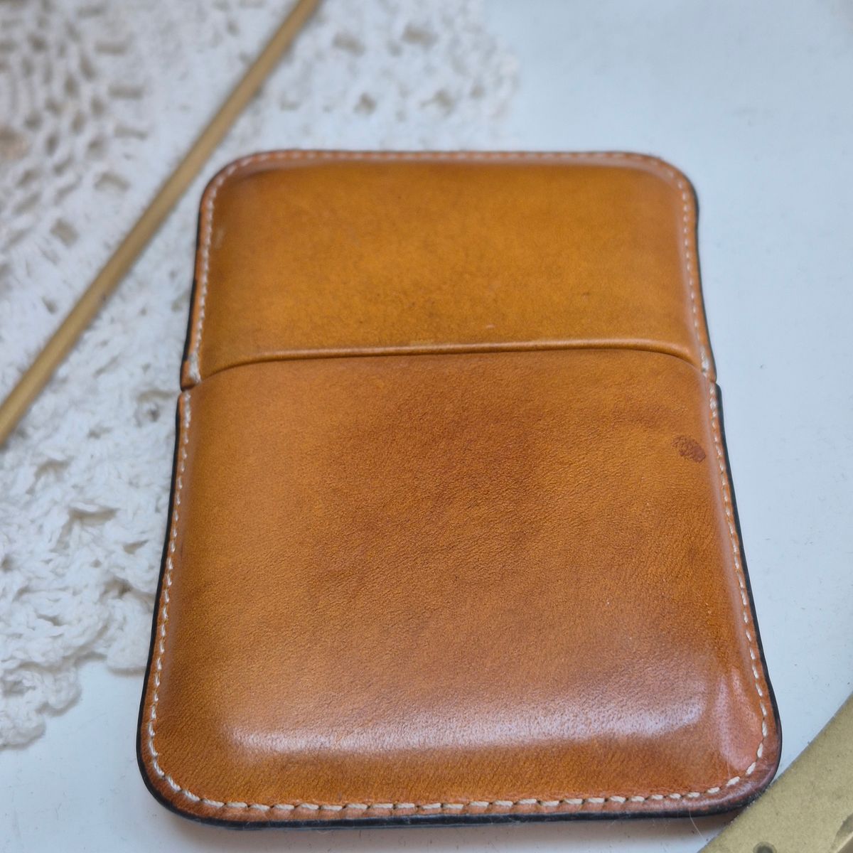 Photo by ice_rockster on April 5, 2026 of the L.Cornelissen & Son Leather Card Holders in Unknown Leather.