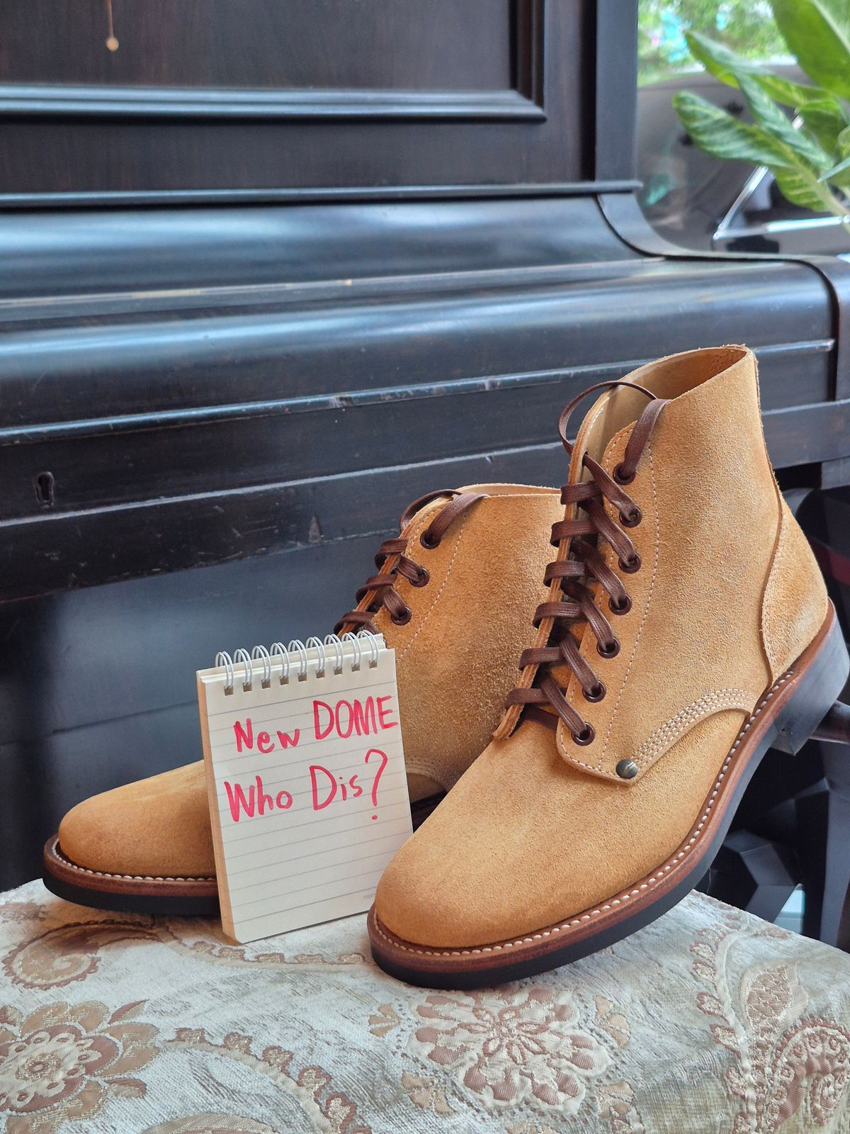 Photo by ice_rockster on October 2, 2025 of the Buzz Rickson M-43 in Buzz Rickson M-43 Wax-treated Roughout Cowhide.