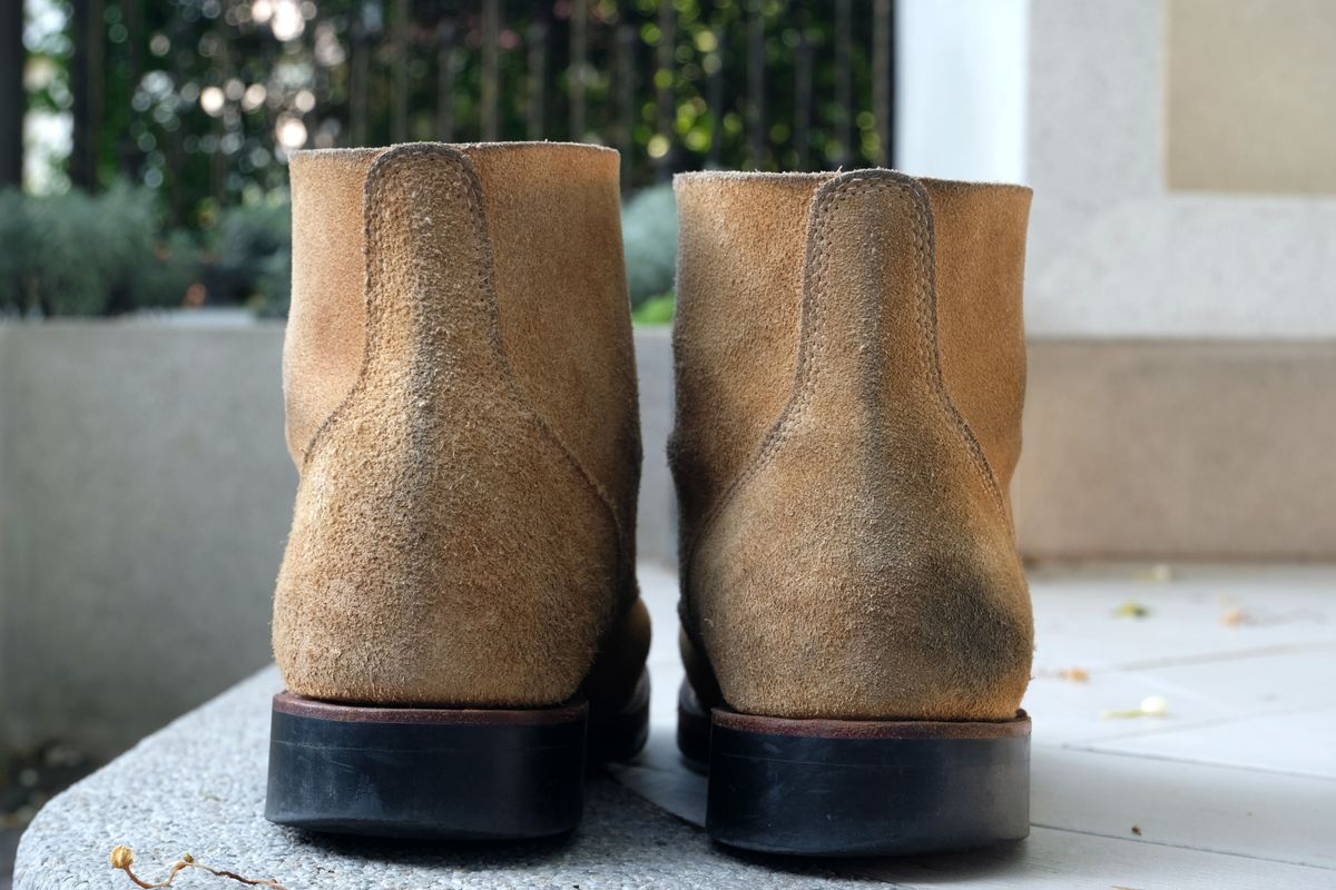 Photo by ice_rockster on April 5, 2026 of the Buzz Rickson M-43 in Buzz Rickson M-43 Wax-treated Roughout Cowhide.
