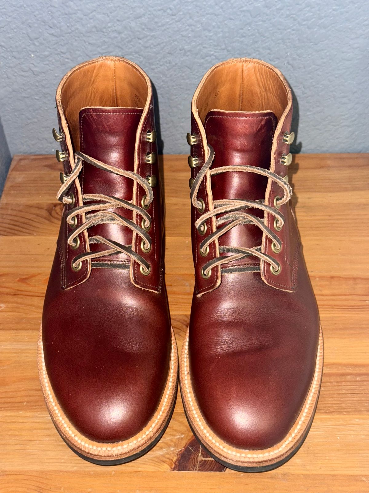 Photo by sierraStyled on October 5, 2024 of the Grant Stone Diesel Boot in Horween Color 8 Chromexcel.