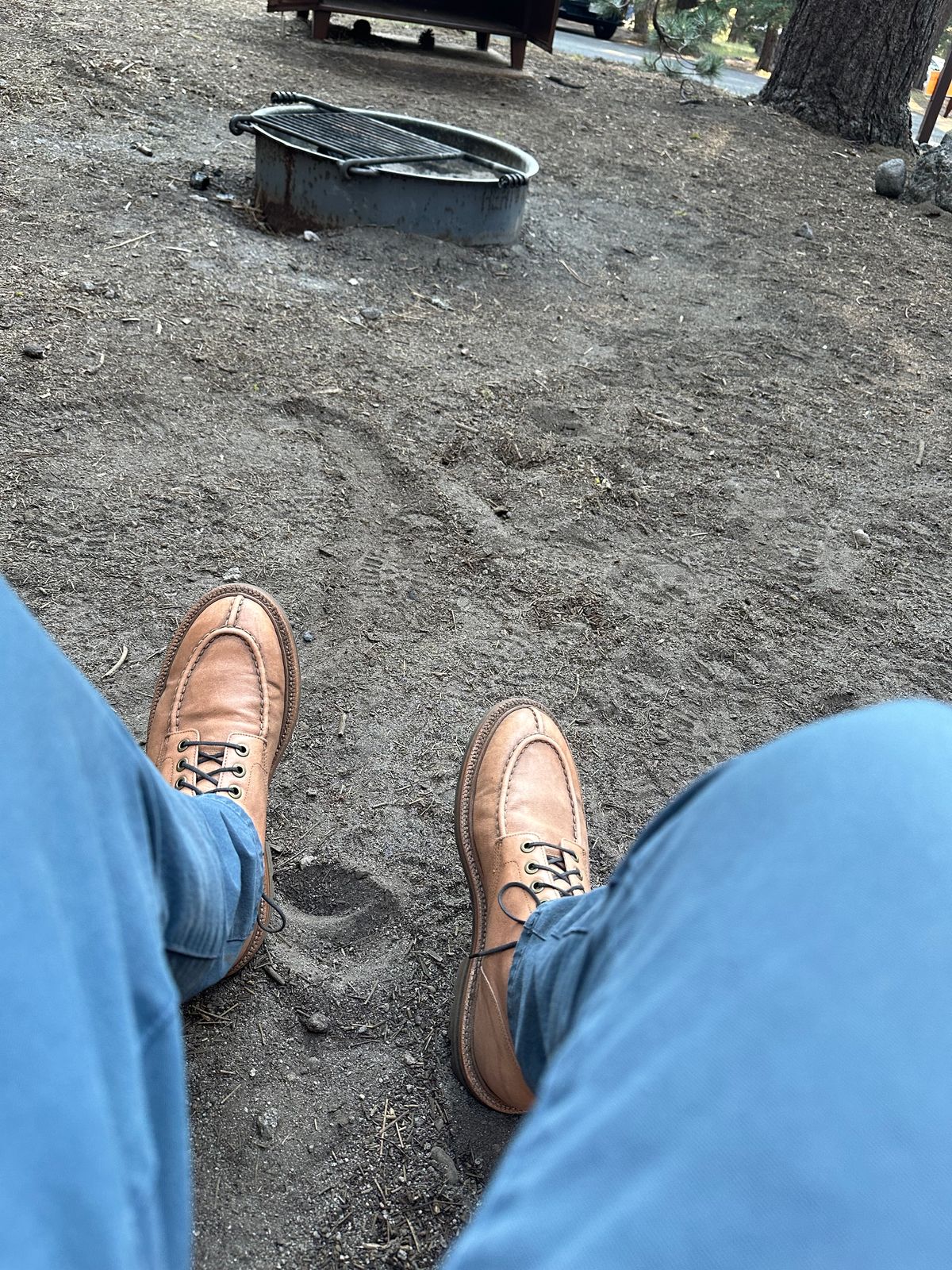 Photo by sierraStyled on July 20, 2024 of the Grant Stone Ottawa Boot in Incas Natural Kangaroo.