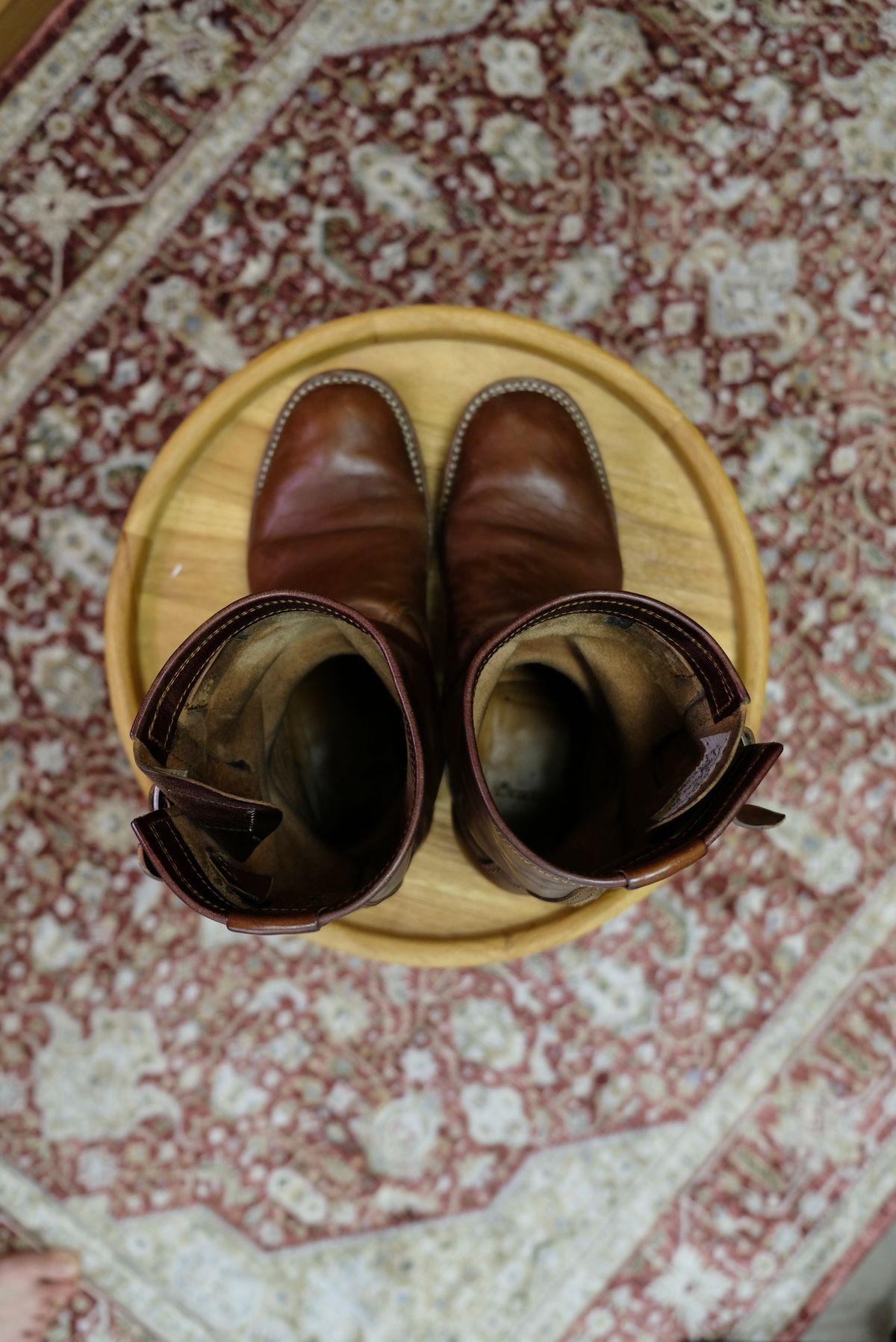 Photo by bangbenana on February 4, 2026 of the Briselblack The keeper ‘Type 3’ Engineer Boots in Maryam Toscanello TPR Horsebutt.