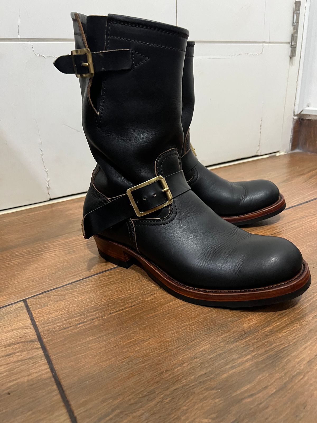 Photo by bangbenana on June 29, 2025 of the Briselblack The Keeper 'Type 2' Engineer Boot in Indonesian Black Teacore.