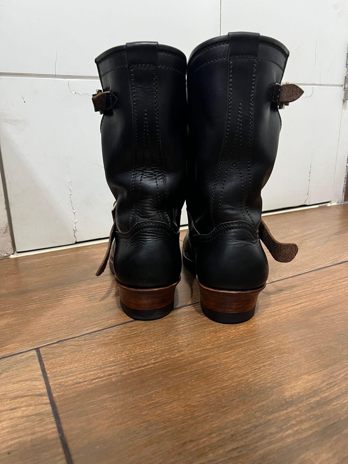 Photo by bangbenana on June 29, 2025 of the Briselblack The Keeper 'Type 2' Engineer Boot in Indonesian Black Teacore.