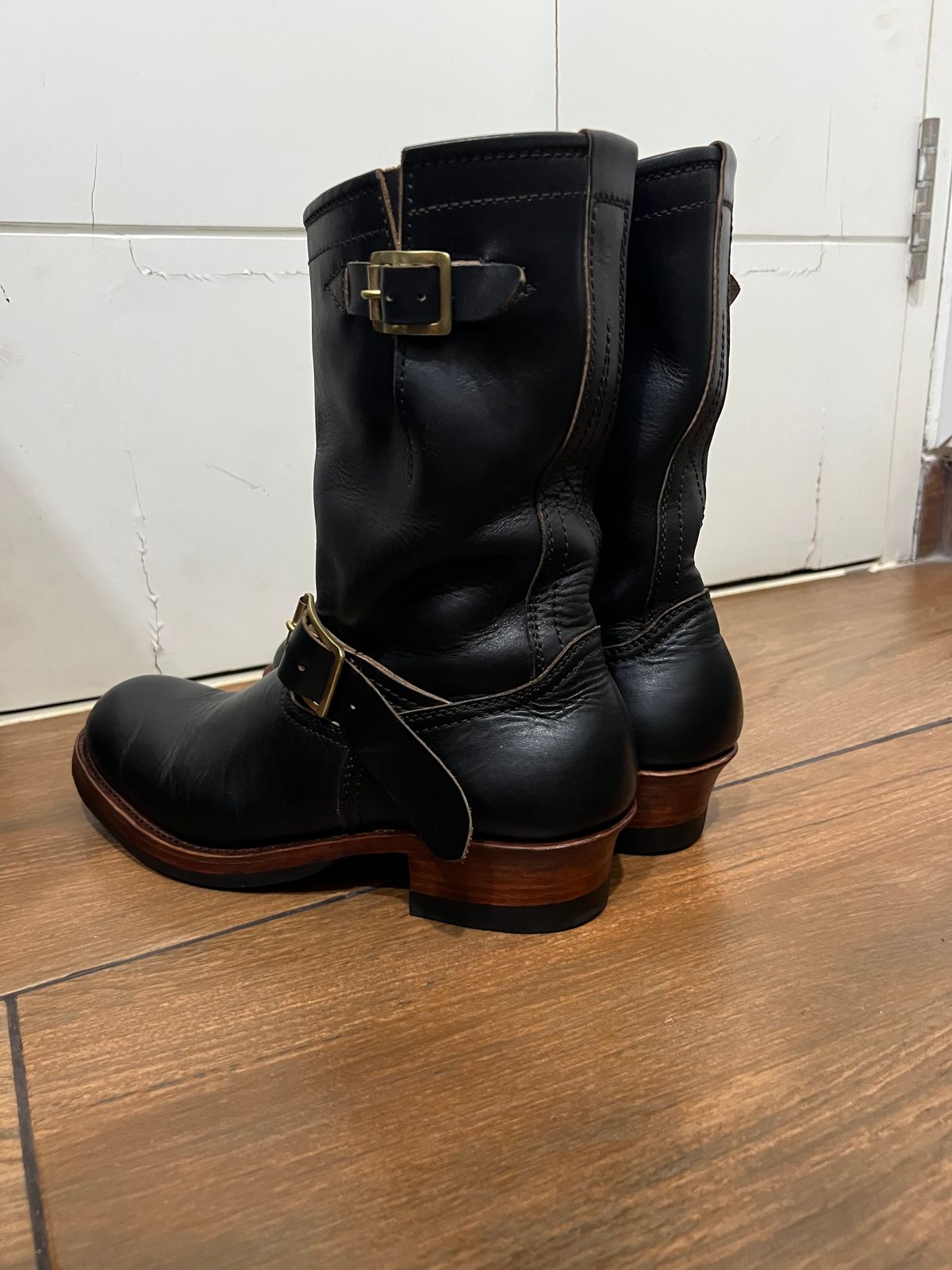Photo by bangbenana on June 29, 2025 of the Briselblack The Keeper 'Type 2' Engineer Boot in Indonesian Black Teacore.