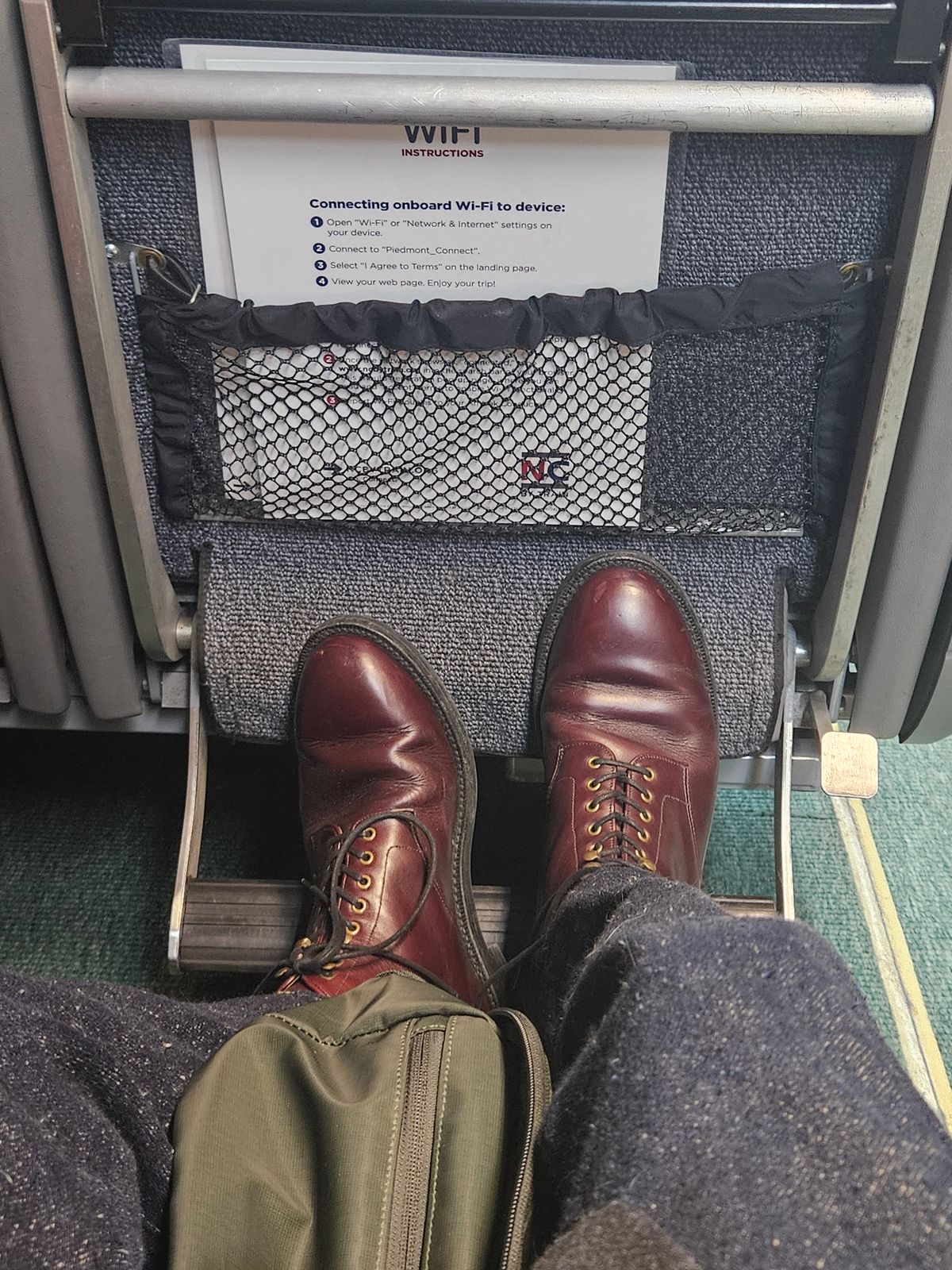 Photo by SerdnaandreS on November 28, 2024 of the Grant Stone Edward Boot in Horween Color 8 Chromexcel.