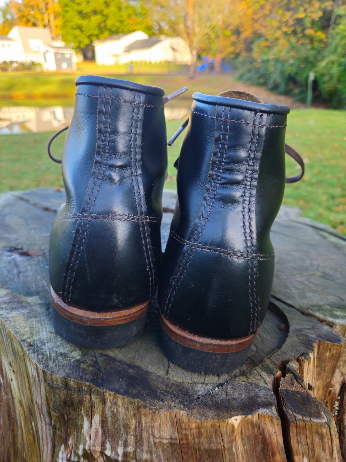 Photo by SerdnaandreS on November 5, 2024 of the Red Wing Beckman Flatbox in S.B. Foot Black Klondike.