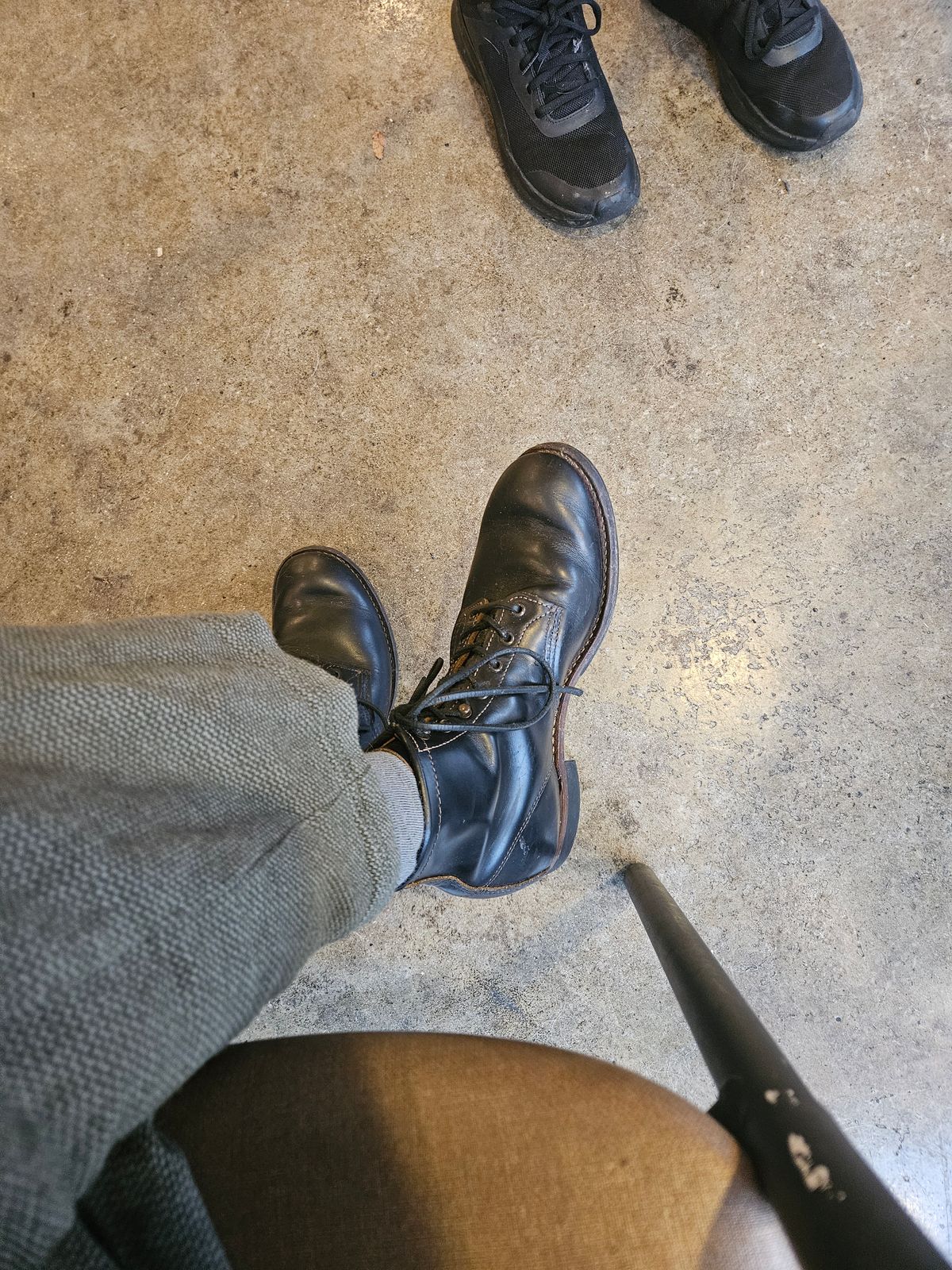 Photo by SerdnaandreS on January 6, 2025 of the Red Wing Beckman Flatbox in S.B. Foot Black Klondike.