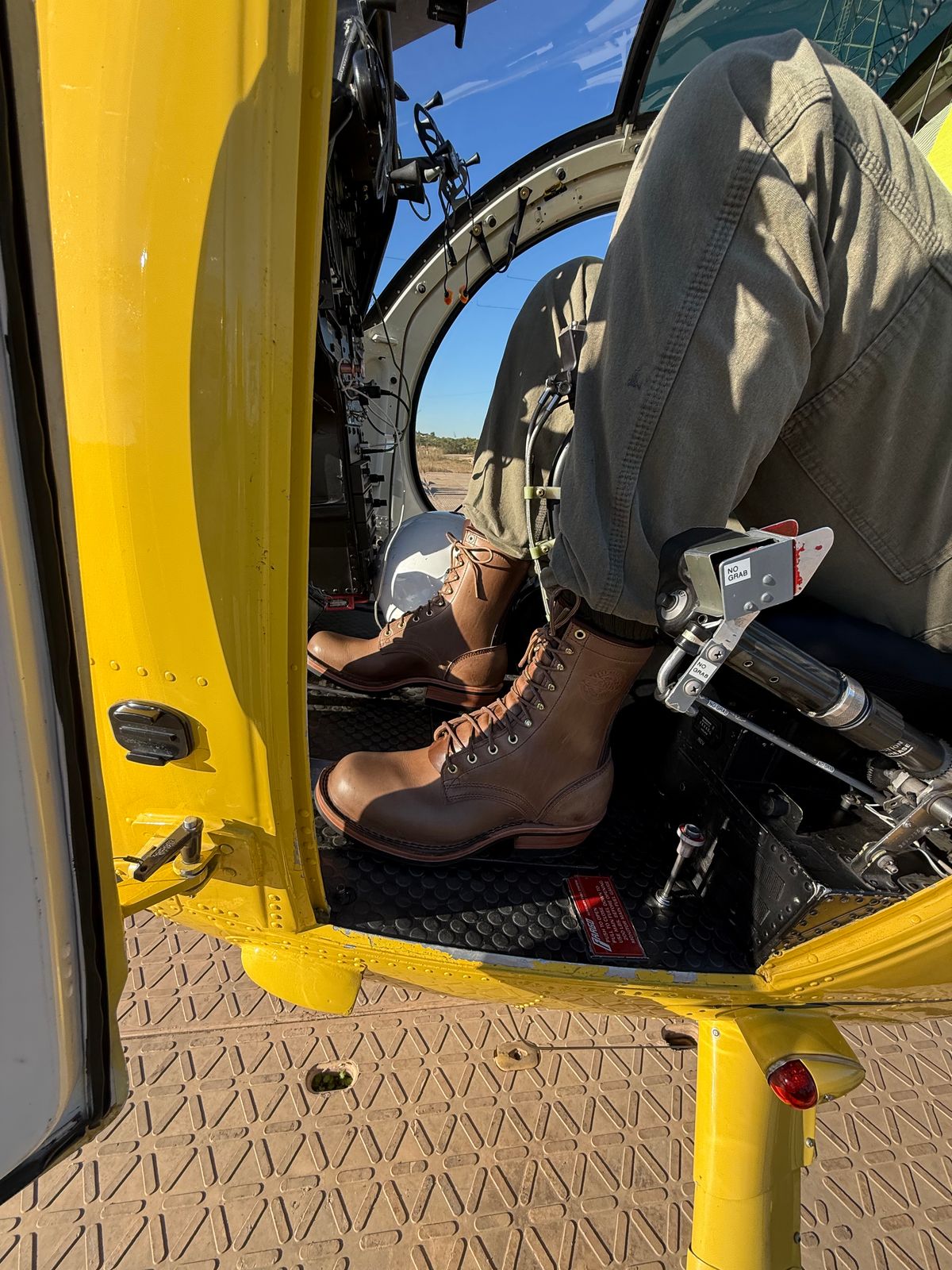 Photo by jandrescavage on October 1, 2025 of the Frank's Boots Front Range in Horween Natural Chromexcel.