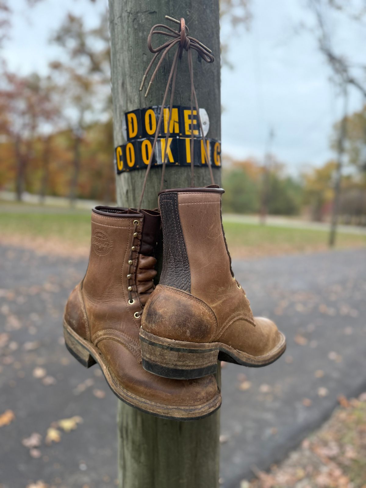 Photo by jandrescavage on November 3, 2025 of the Frank's Boots Front Range in Horween Natural Chromexcel.
