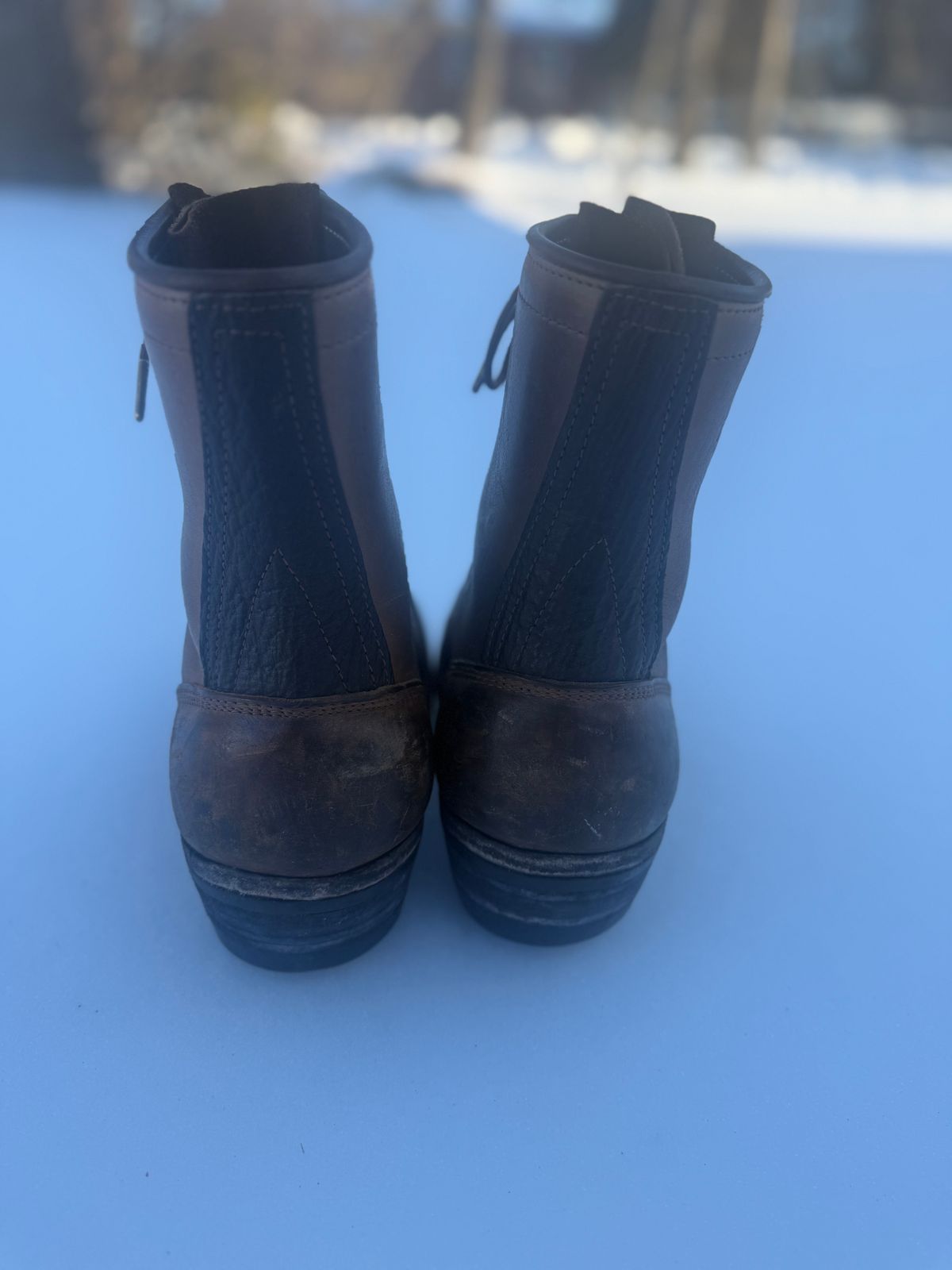 Photo by jandrescavage on February 2, 2026 of the Frank's Boots Front Range in Horween Natural Chromexcel.