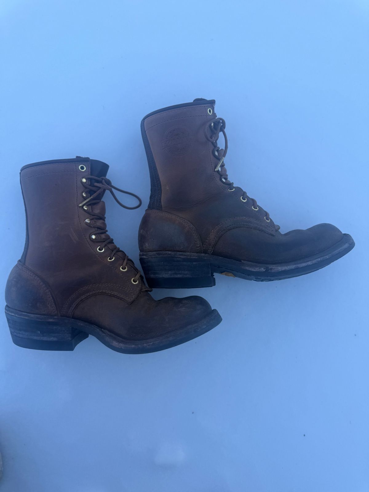 Photo by jandrescavage on February 2, 2026 of the Frank's Boots Front Range in Horween Natural Chromexcel.