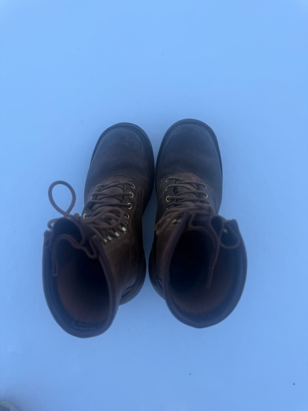 Photo by jandrescavage on February 2, 2026 of the Frank's Boots Front Range in Horween Natural Chromexcel.