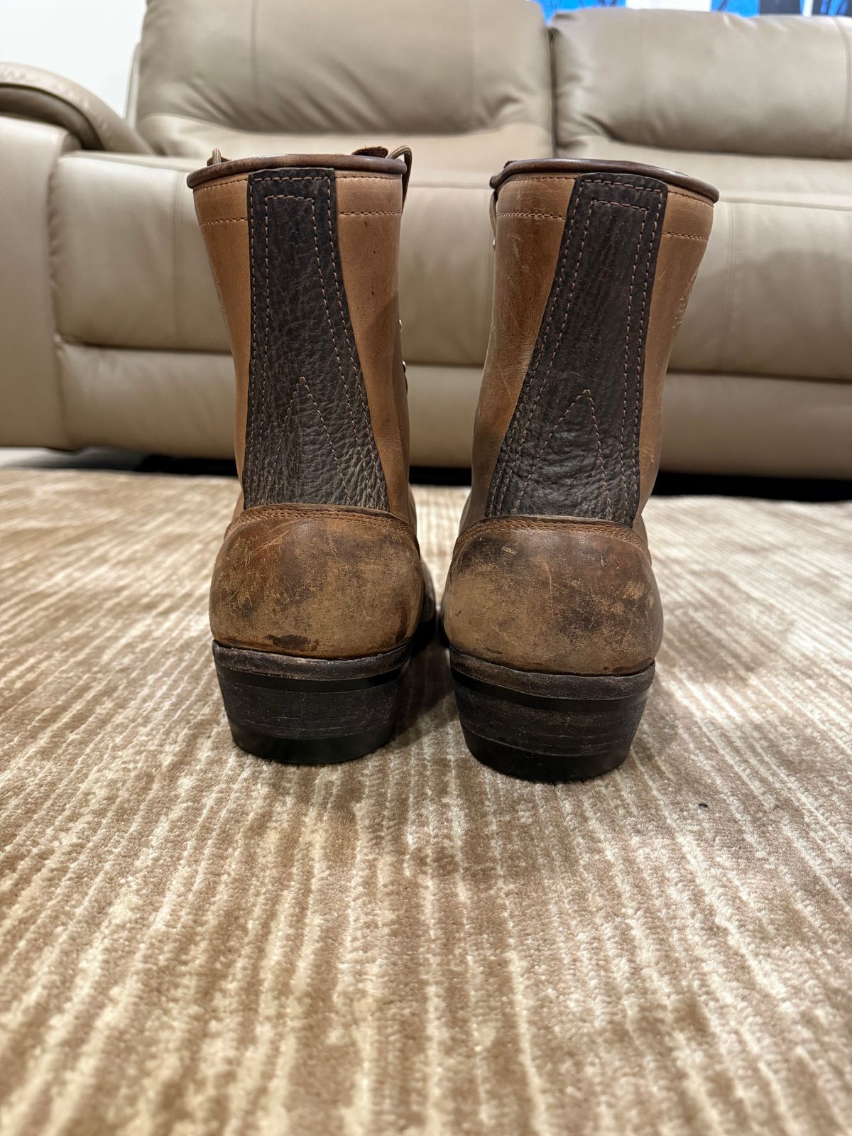 Photo by jandrescavage on March 3, 2026 of the Frank's Boots Front Range in Horween Natural Chromexcel.
