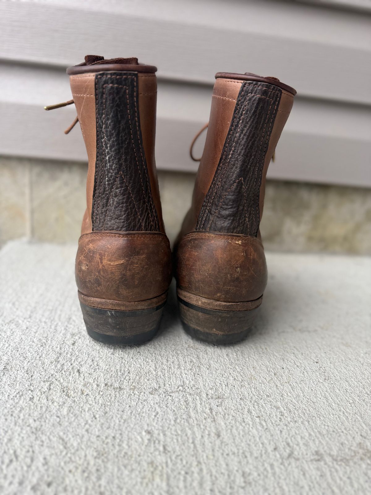 Photo by jandrescavage on April 2, 2026 of the Frank's Boots Front Range in Horween Natural Chromexcel.