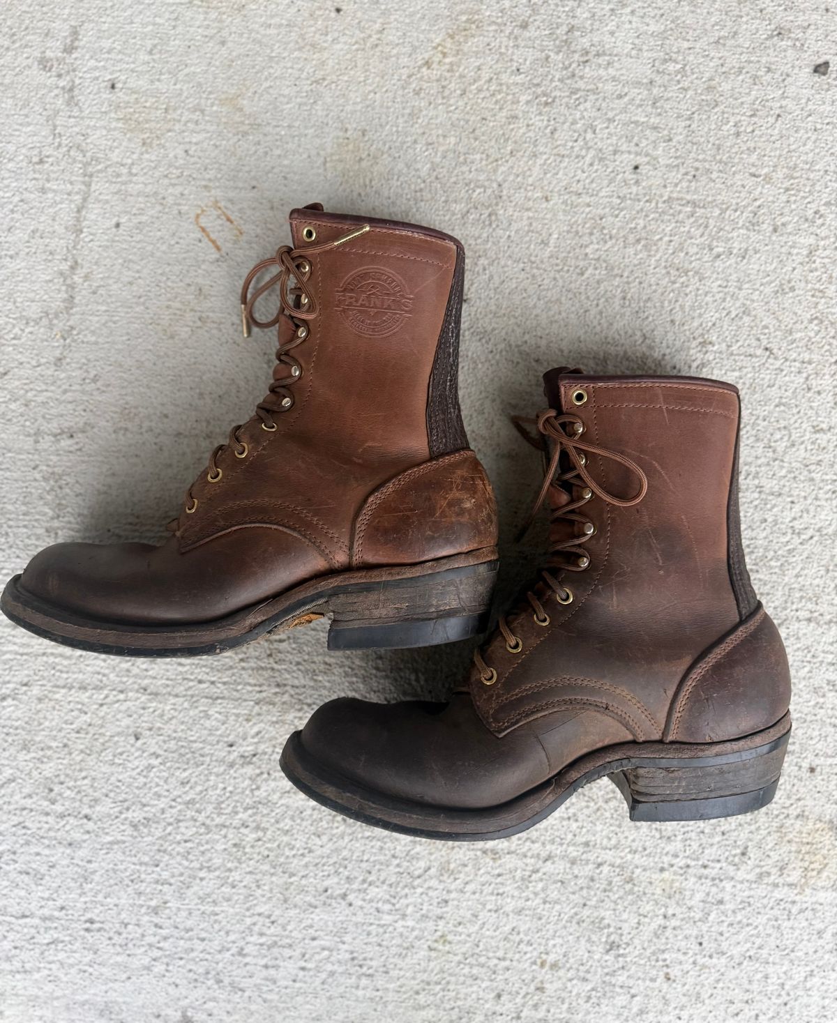 Photo by jandrescavage on April 2, 2026 of the Frank's Boots Front Range in Horween Natural Chromexcel.