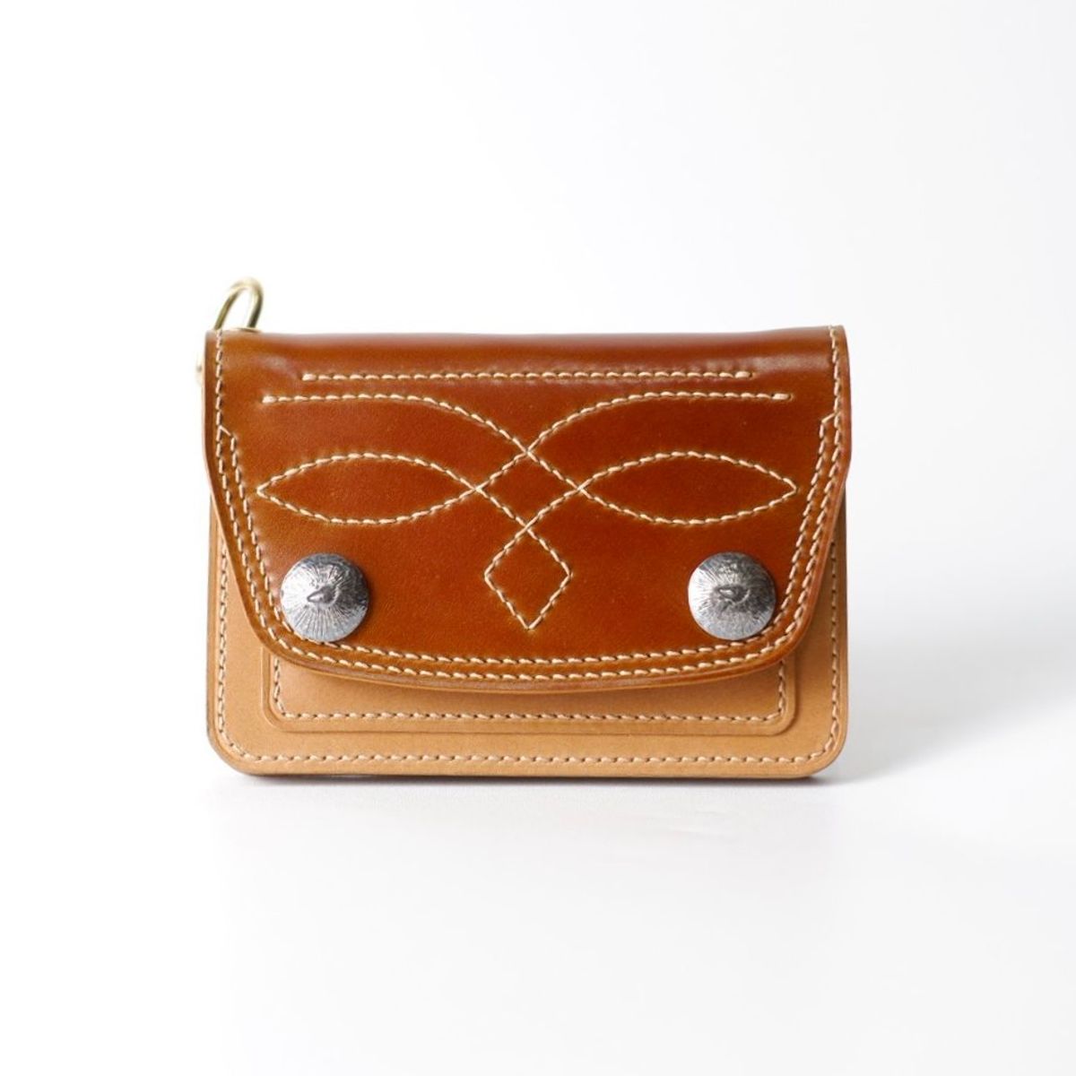 Photo by anakdenim on October 29, 2025 of the 3Mask Craftmanship Trucker Wallet in Shinki Cognac Shell Cordovan.