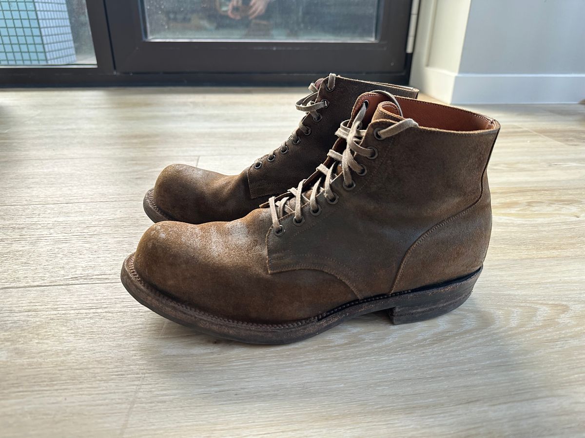 Photo by Stappert on December 21, 2025 of the Viberg Service Boot in C.f. Stead Waxy Commander Coyote.