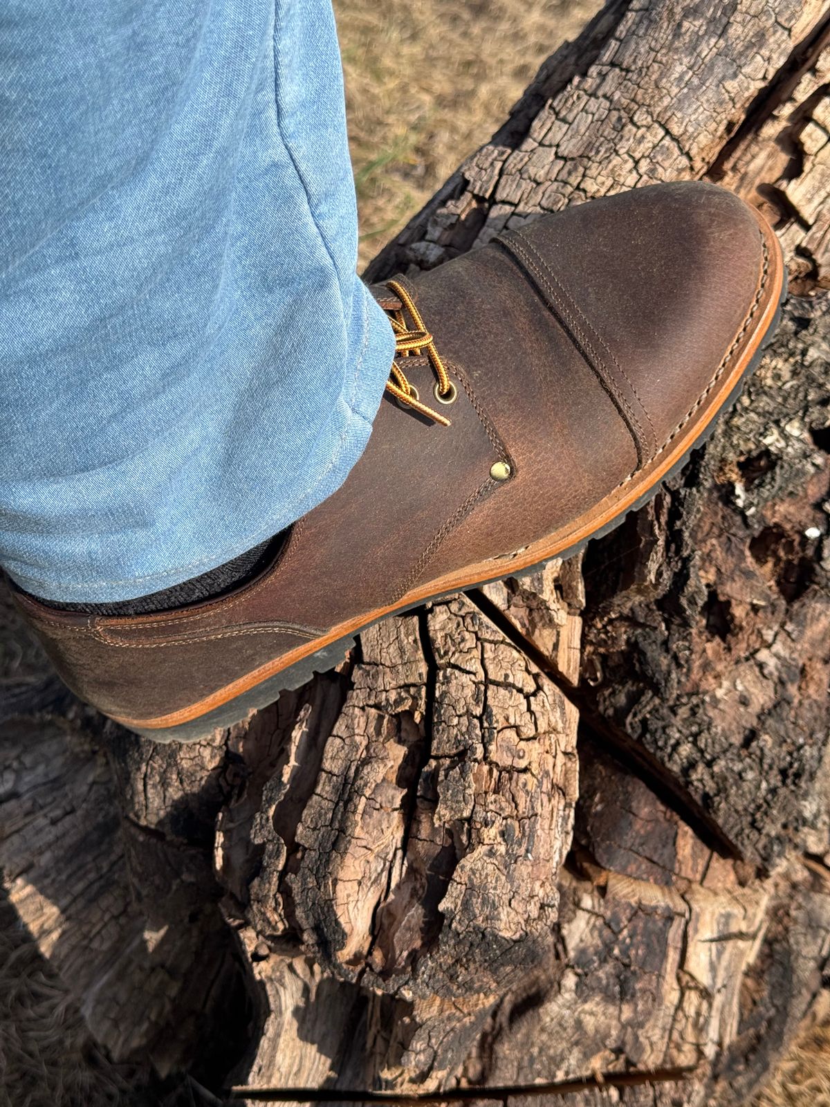 Photo by venturz on April 2, 2026 of the Craft & Glory Marshal Shoes in Full Grain Waxed Water Buffalo.