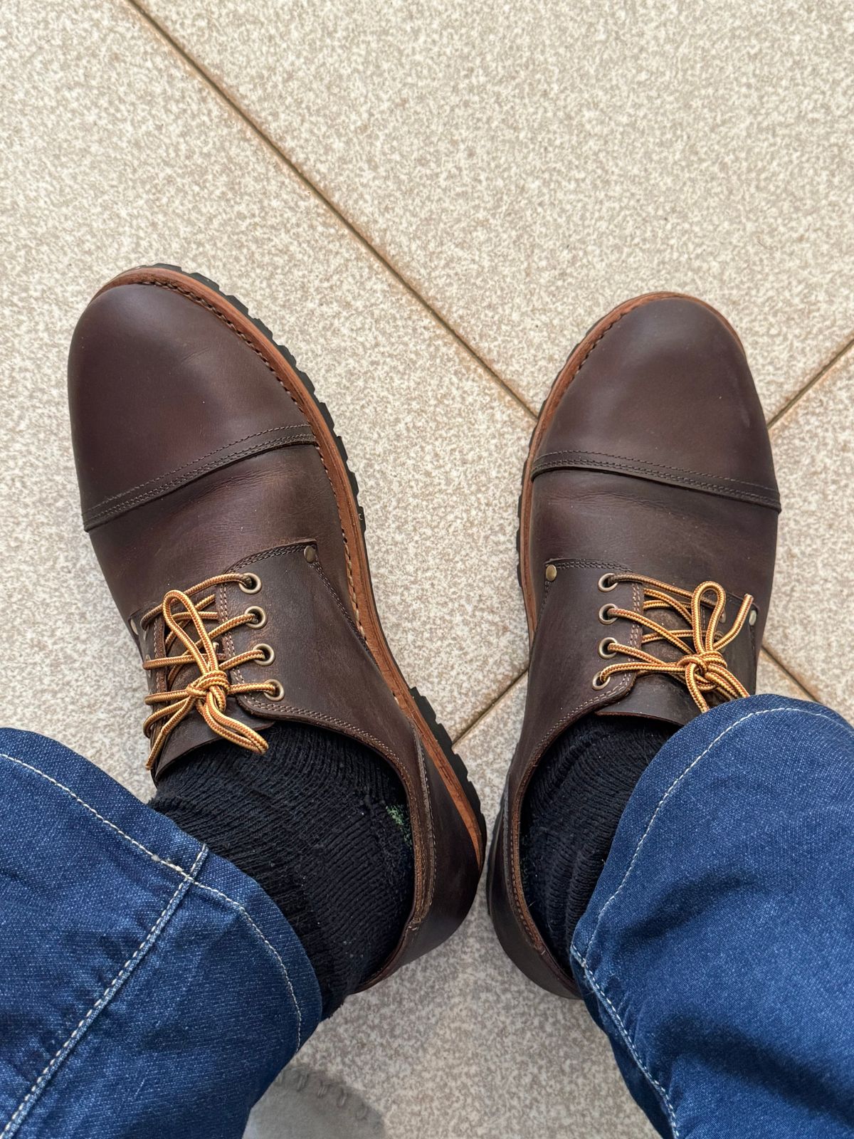Photo by venturz on May 18, 2026 of the Craft & Glory Marshal Shoes in Full Grain Waxed Water Buffalo.