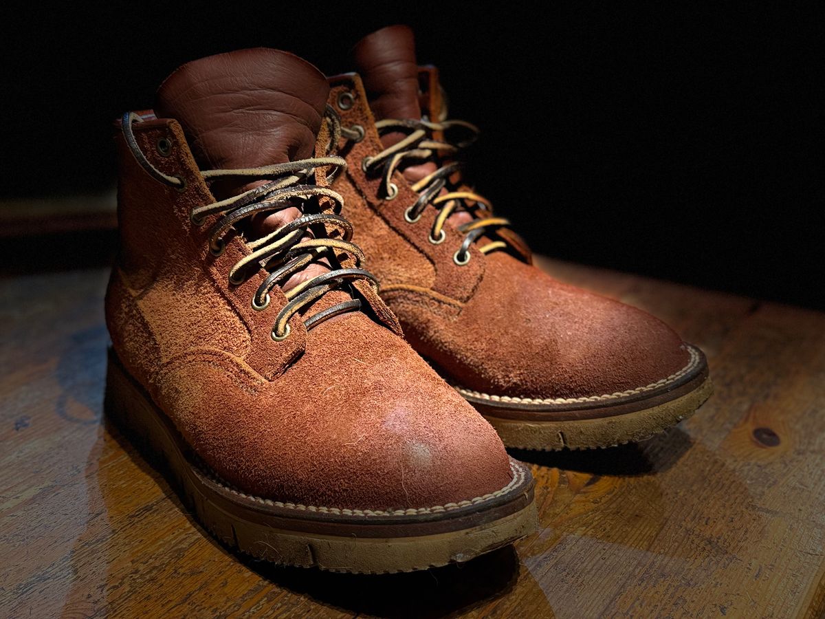 Photo by Denman_John on November 2, 2024 of the Viberg Scout Boot in Seidel Red Dog Oil Tan Roughout.