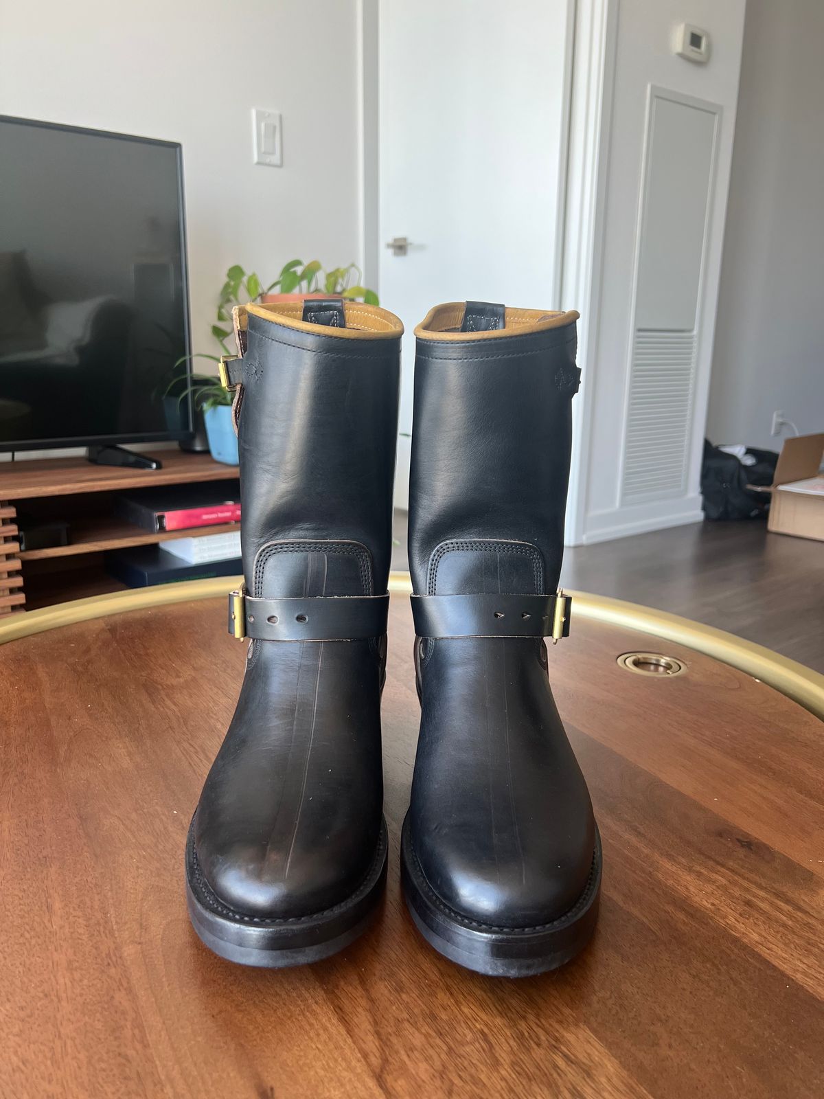 Photo by Ludwig1969 on June 25, 2025 of the Role Club Engineer Boots in Handfinished CXL Horsehide.