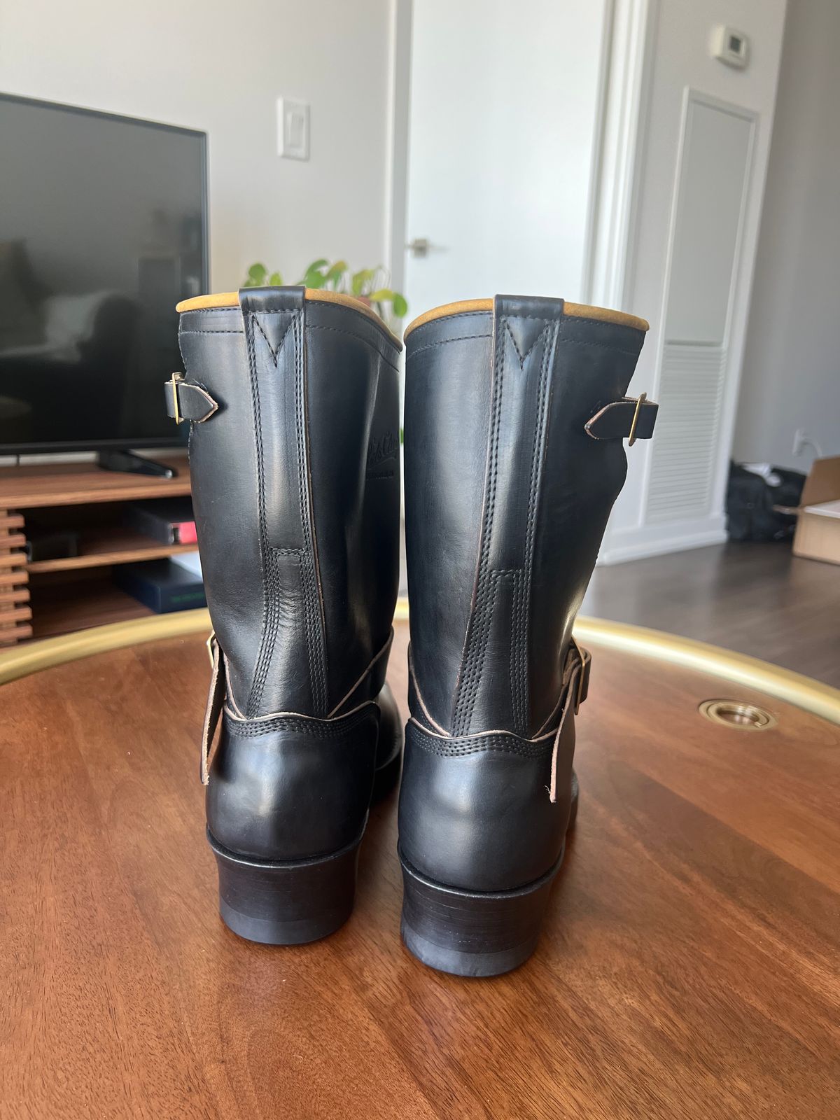 Photo by Ludwig1969 on June 25, 2025 of the Role Club Engineer Boots in Handfinished CXL Horsehide.