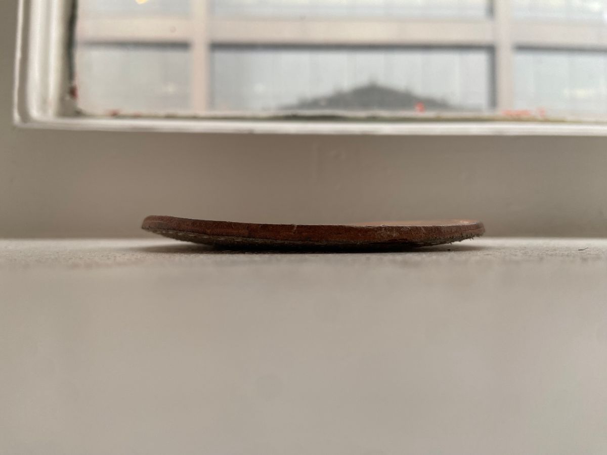 Photo by august_september on March 4, 2026 of the Self-Made Drink Coaster in tandy 3-4oz natural veg tan.