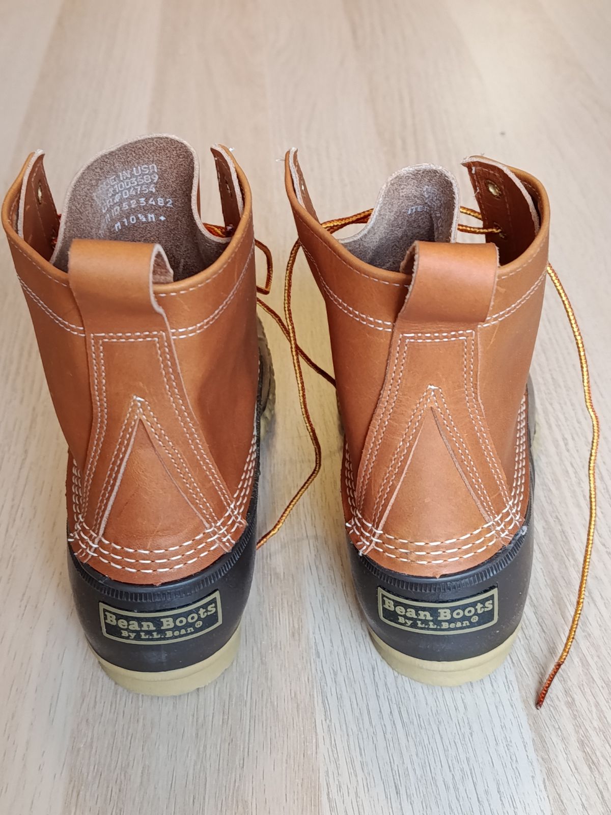 Photo by Patinaboots on February 18, 2026 of the L.L.Bean 8" Bean Boot in rubber.