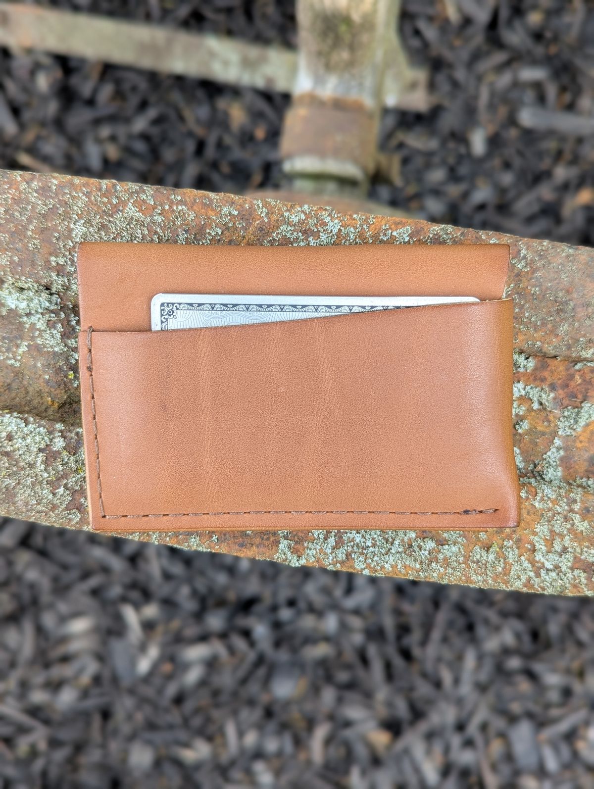 Photo by proof.in.whisky on June 1, 2025 of the Nicks Snap Wallet in Seidel 1964 Tan.