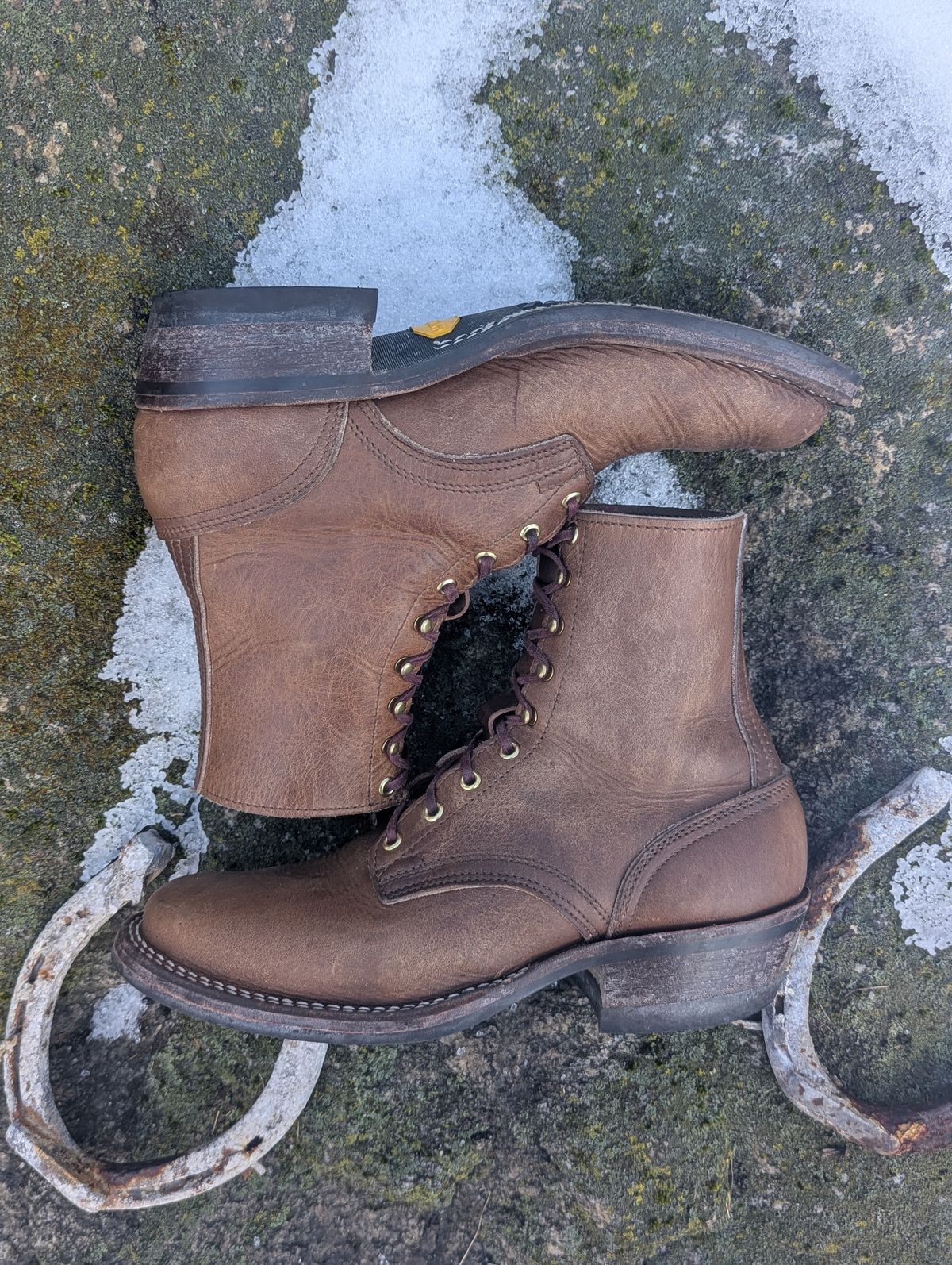 Photo by proof.in.whisky on December 4, 2025 of the Nicks MTO in Horween Natural Cypress.