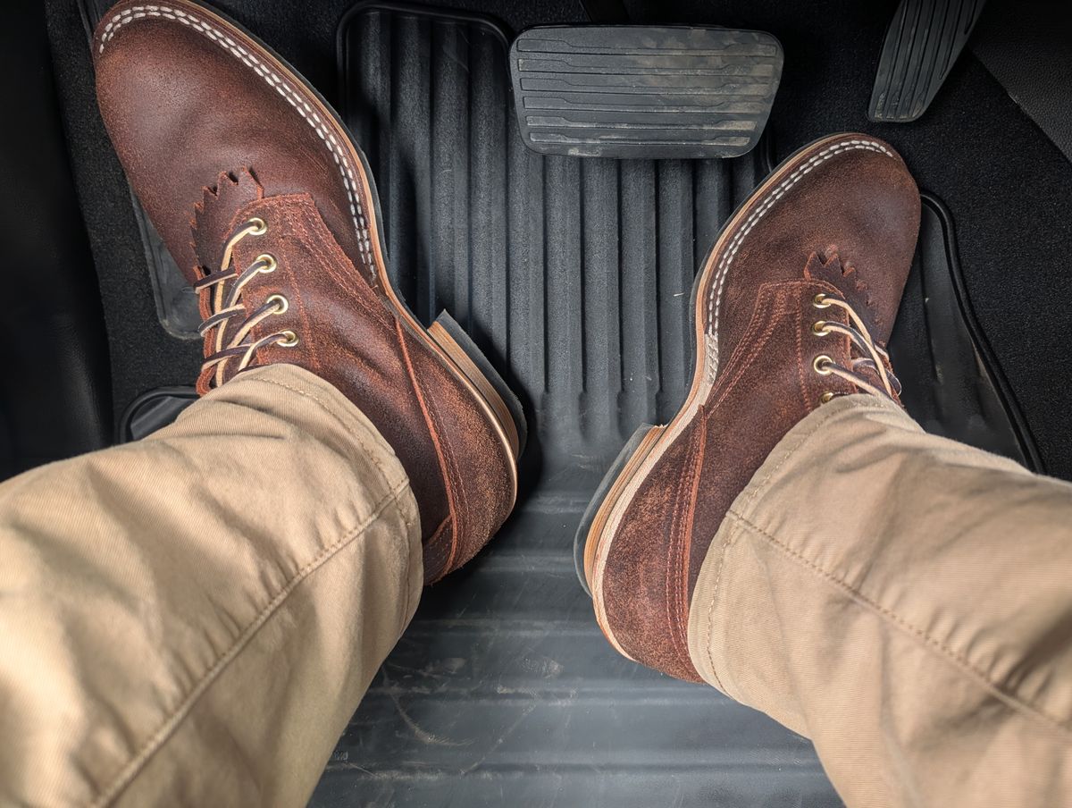 Photo by proof.in.whisky on March 11, 2026 of the Nicks Ranger in Nicks / Horween Dark Brown Waxy Admiral.
