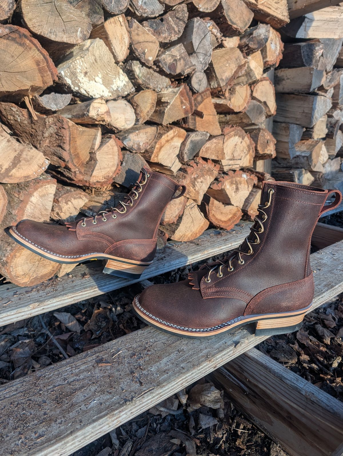Photo by proof.in.whisky on February 26, 2026 of the Nicks Ranger in Nicks / Horween Dark Brown Waxy Admiral.