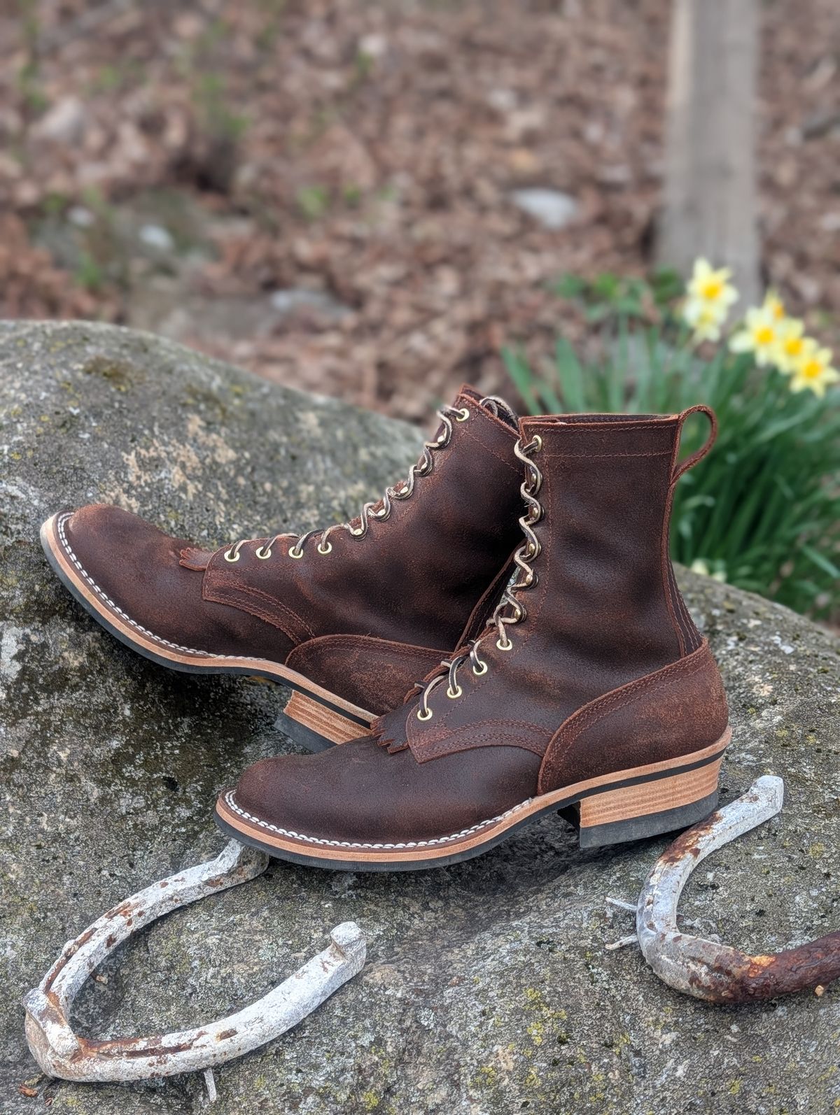 Photo by proof.in.whisky on April 12, 2026 of the Nicks Ranger in Nicks / Horween Dark Brown Waxy Admiral.